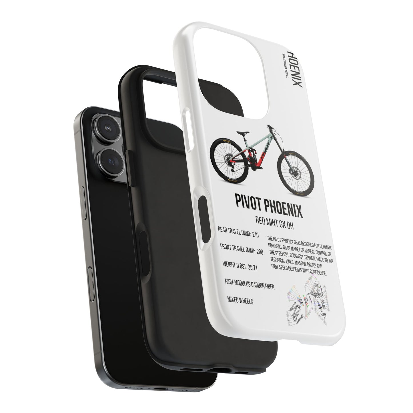 Pivot Phoenix Red Mint GX DH - Apexsend Co