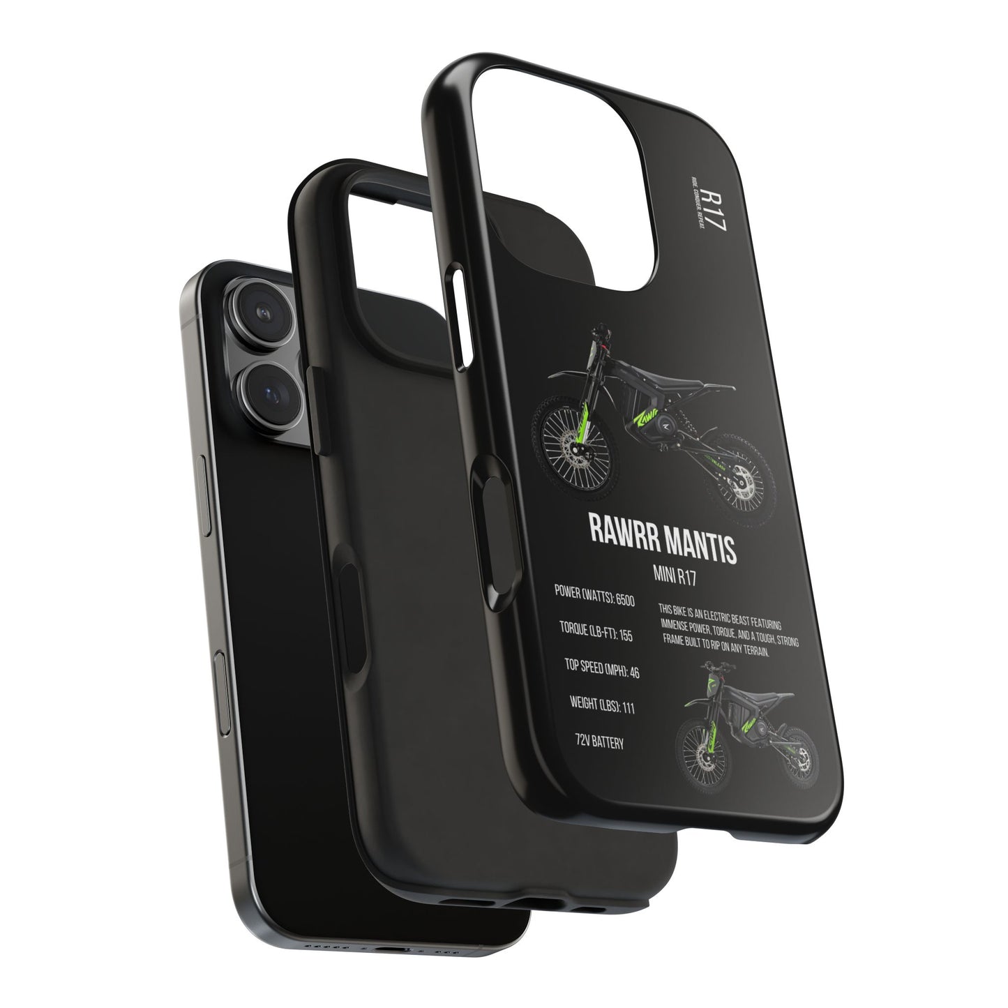 Black Backround Rawrr Mantis Mini R17