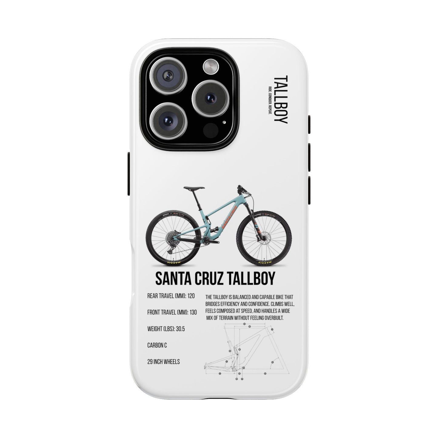 Santa Cruz Tallboy Cyan