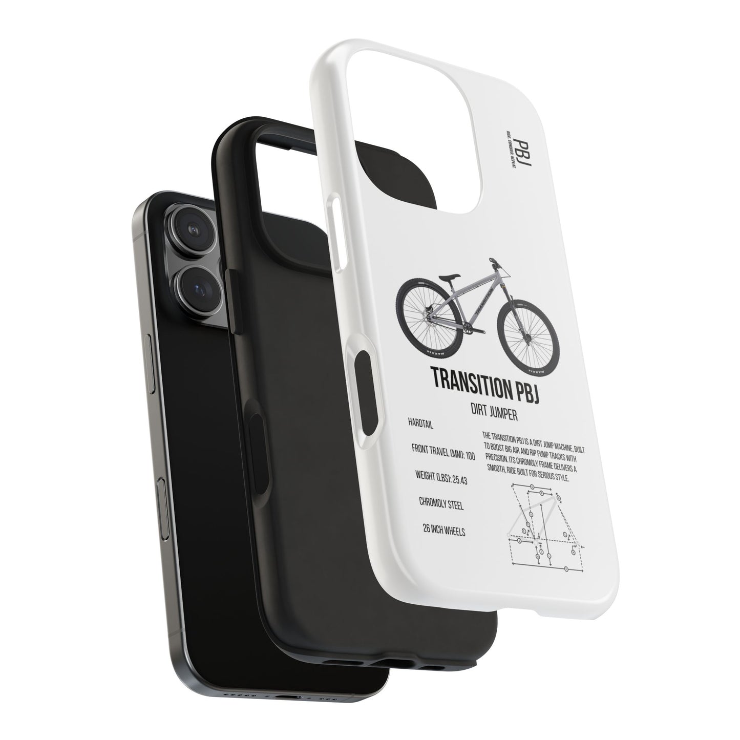 Transition PBJ Dirt Jumper Matte Grey