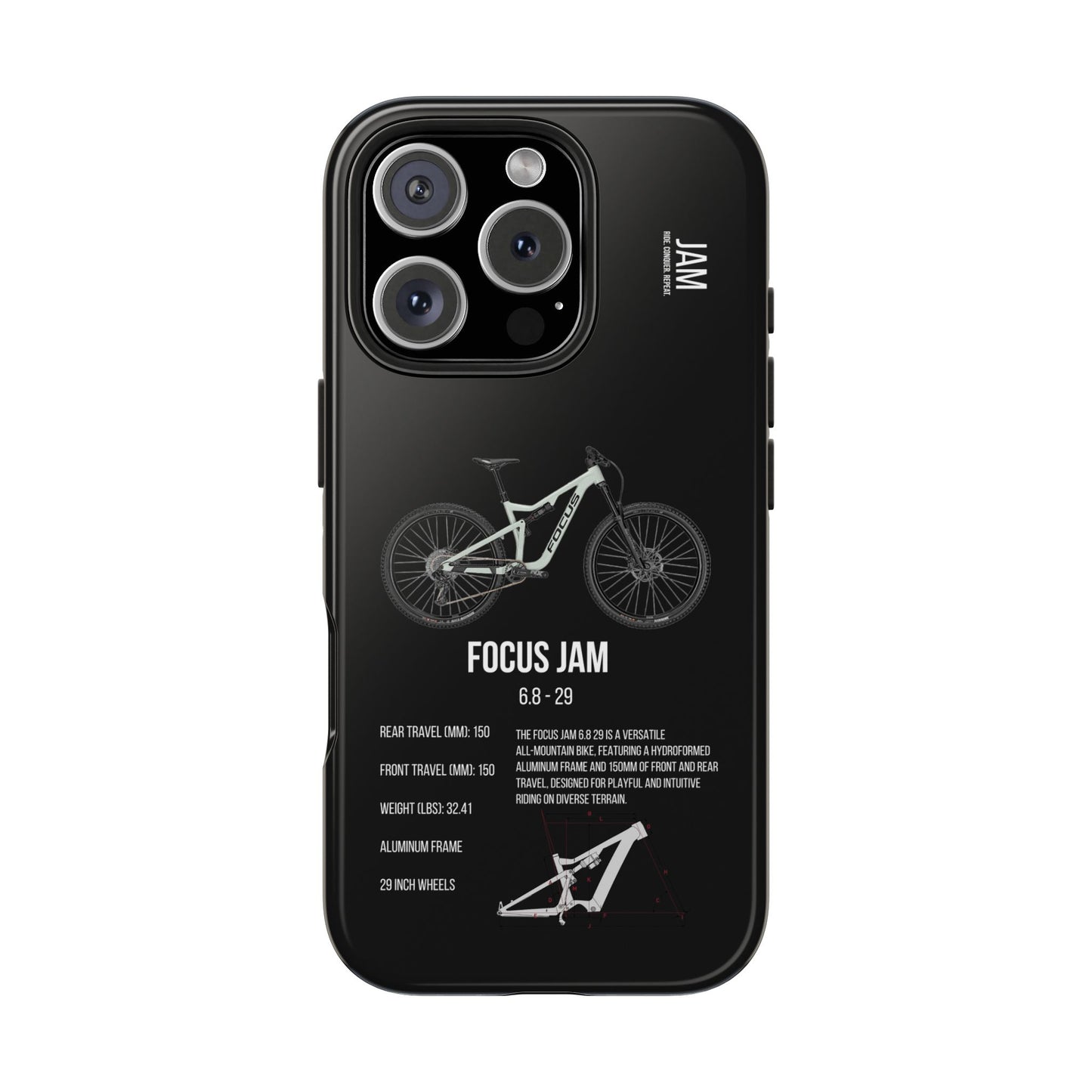 Black Backround Focus Jam 6.8 29 Inch