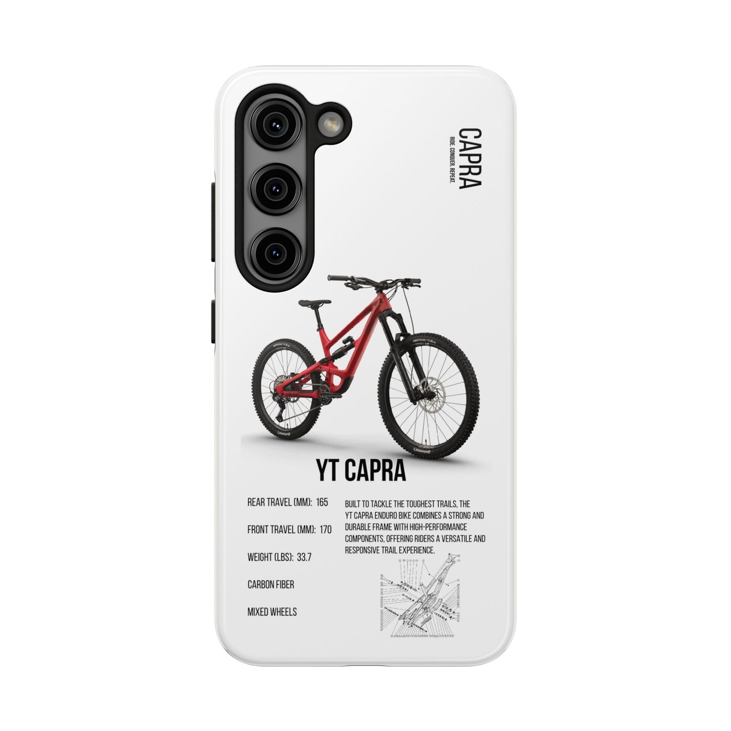 YT Capra Core 2 Red CF Rockshox