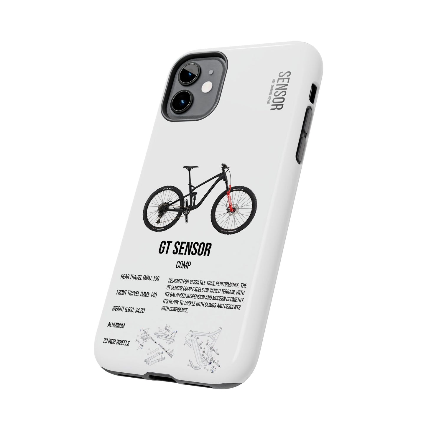 GT Sensor Comp Black Red Bomber