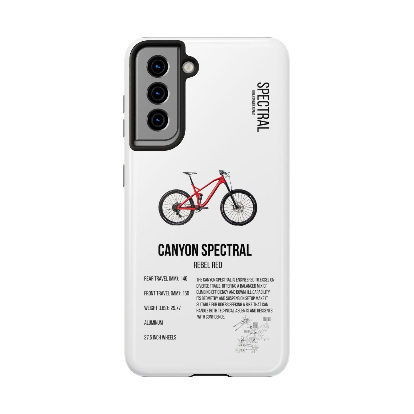 Rebel Red 2015 Canyon Spectral AL 6.0 EX