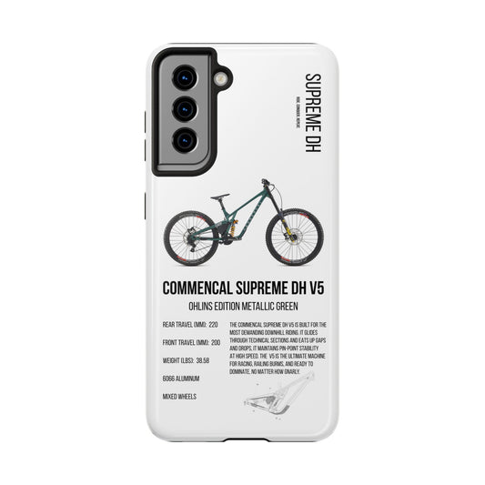 Commencal Supreme DH V5 Ohlins Edition Metallic Green - Apexsend Co