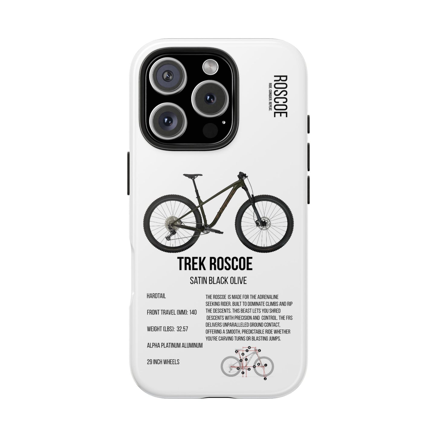 Trek Roscoe 7 Satin Black Olive