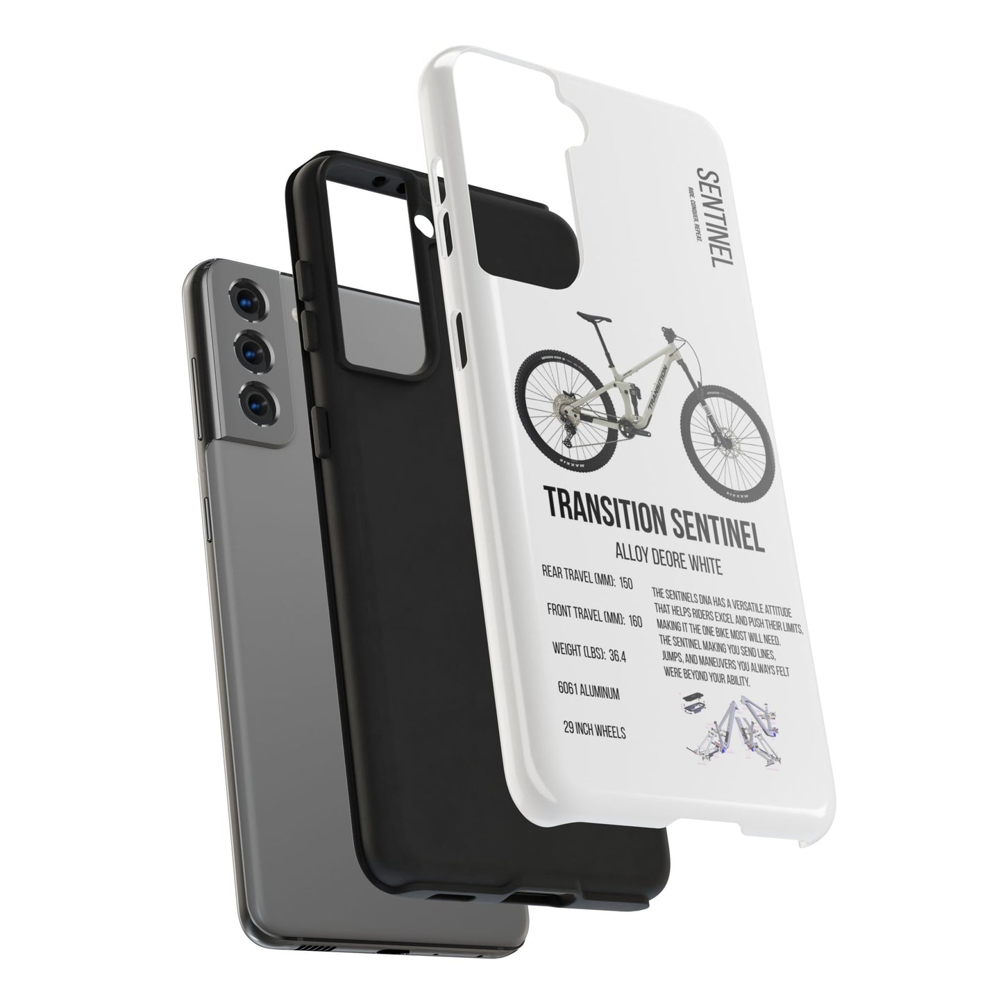 Transition Sentinel Alloy Deore White - Apexsend Co