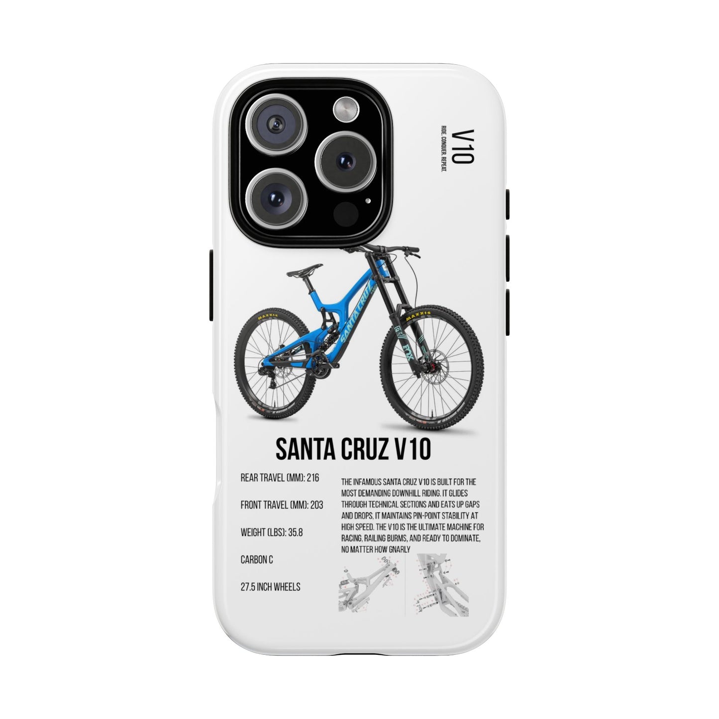 Santa Cruz V10 Blue 2017