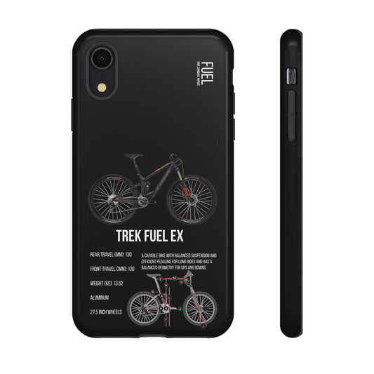 Black Backround Trek Fuel EX Red Fox 34