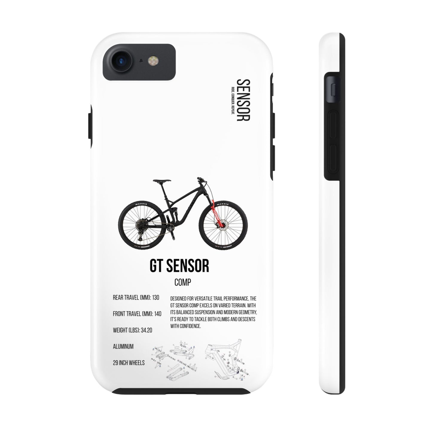 GT Sensor Comp Black Red Bomber
