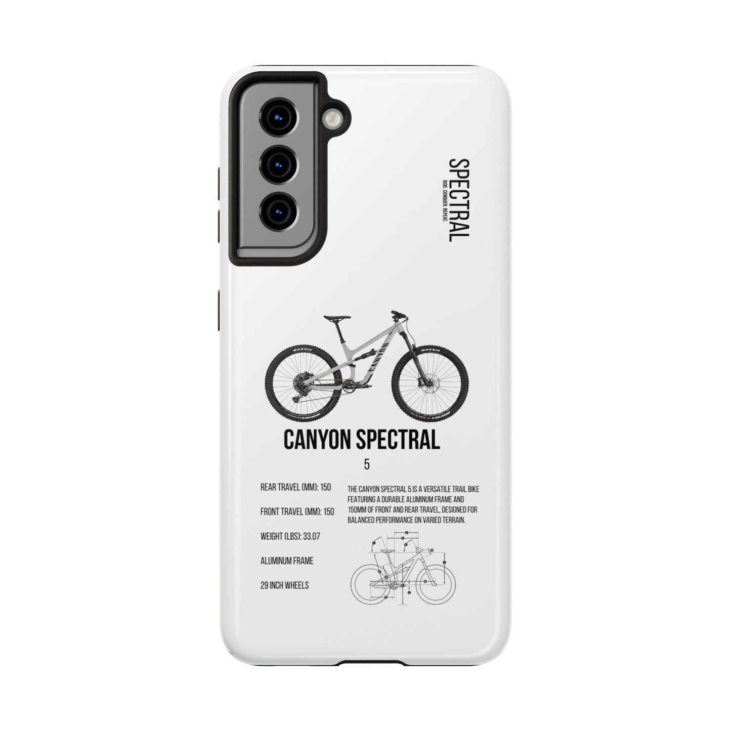 Canyon Spectral 5 Aluminum Grey/White