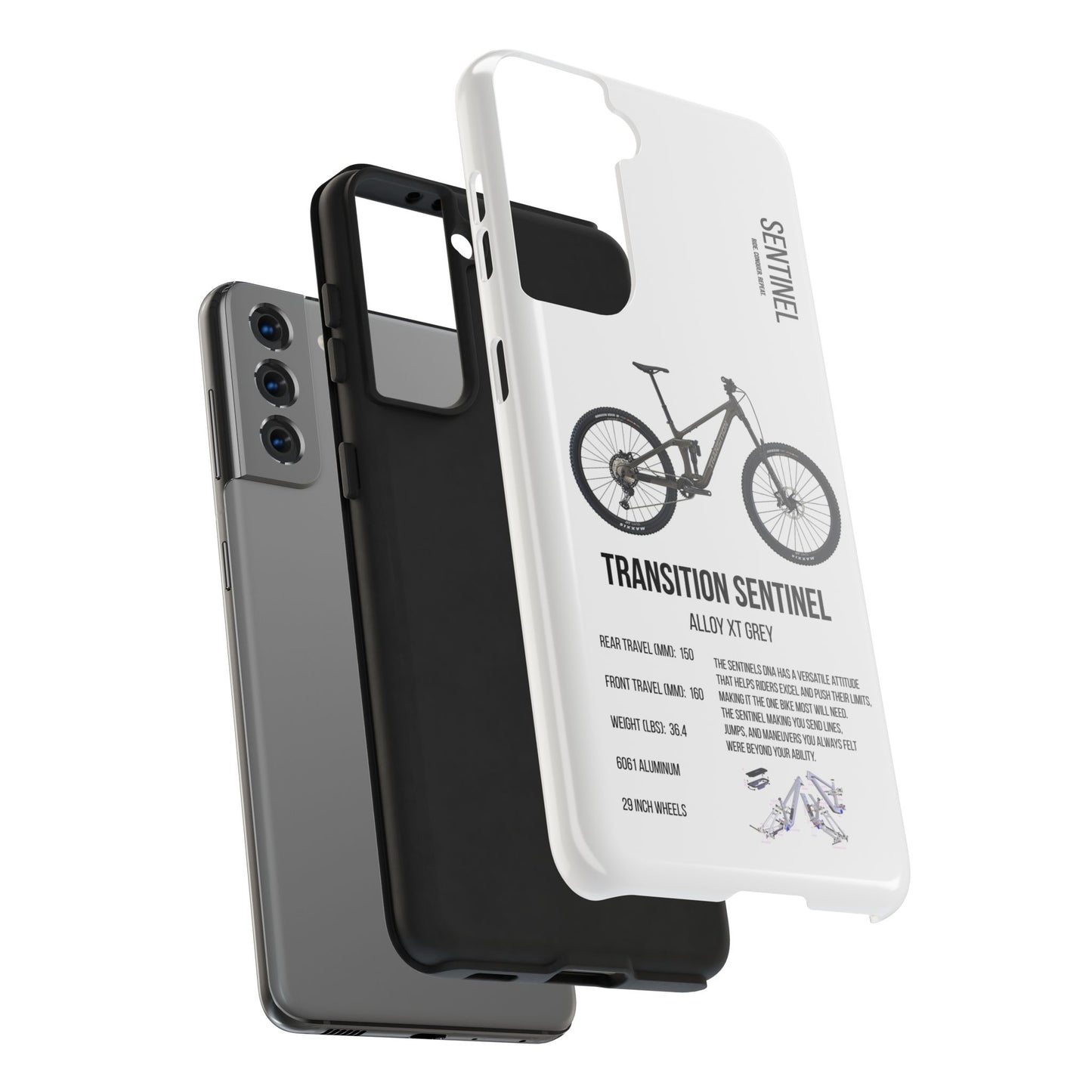 Transition Sentinel Alloy XT Grey - Apexsend Co