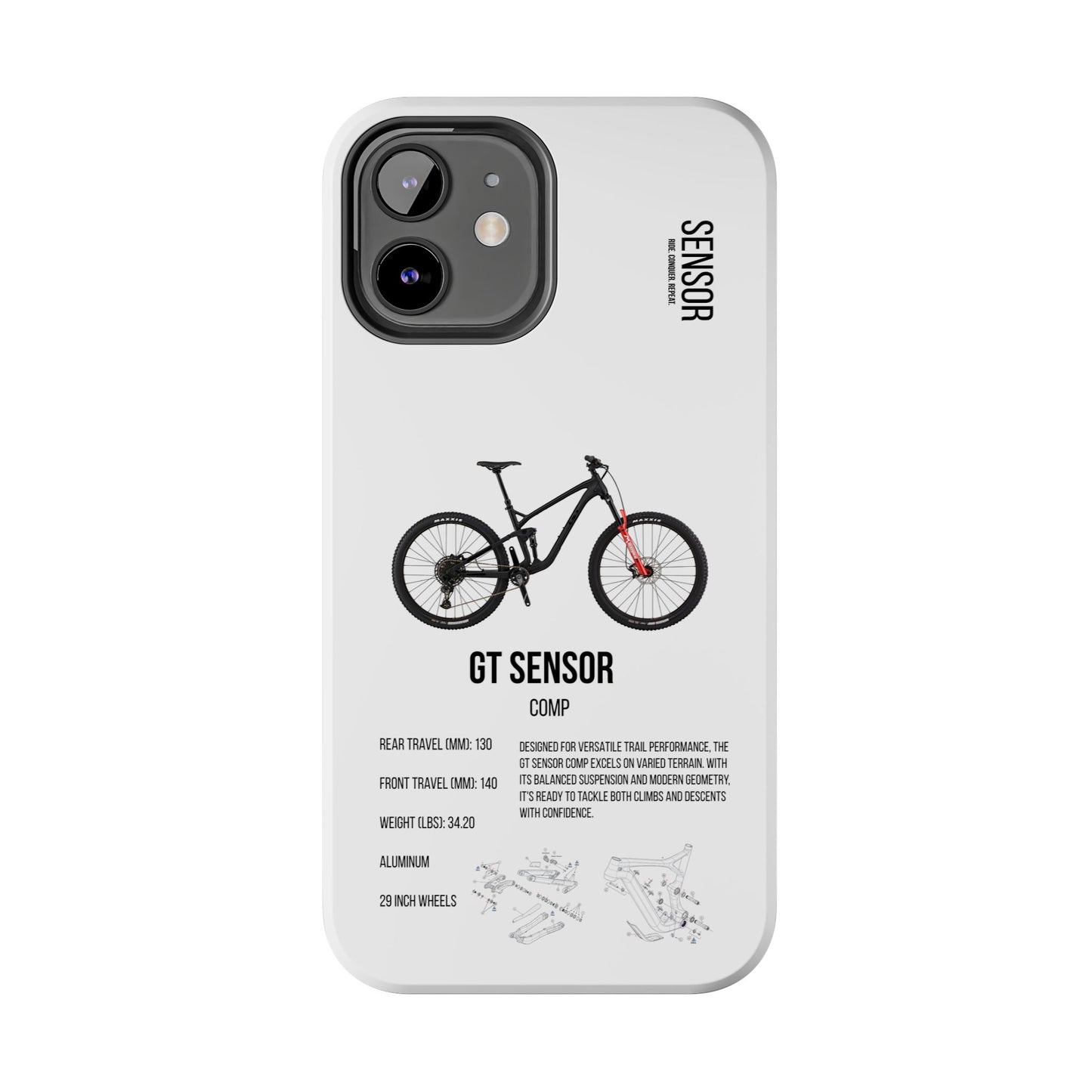 GT Sensor Comp Black Red Bomber