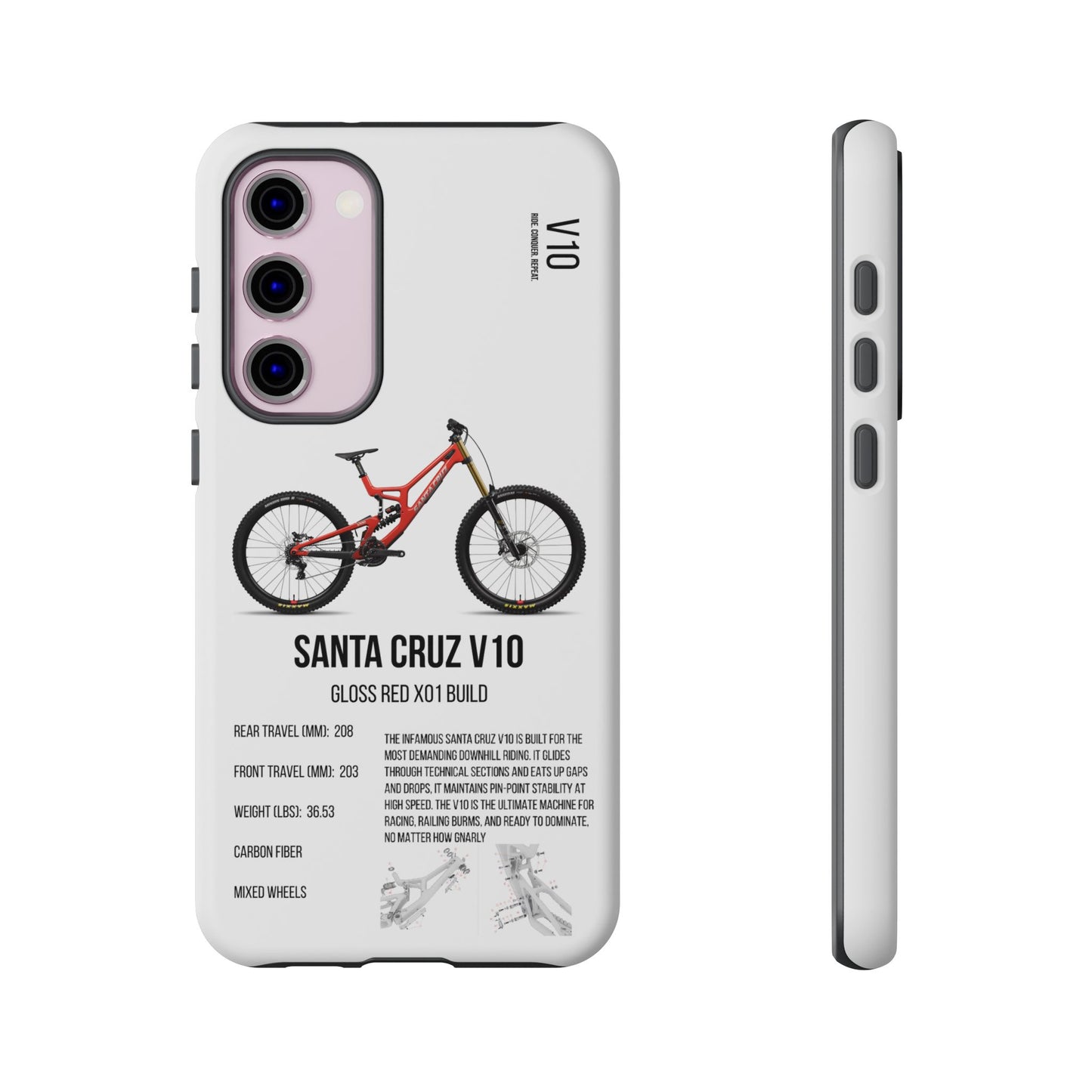 Santa Cruz V10 Gloss Red X01 Build