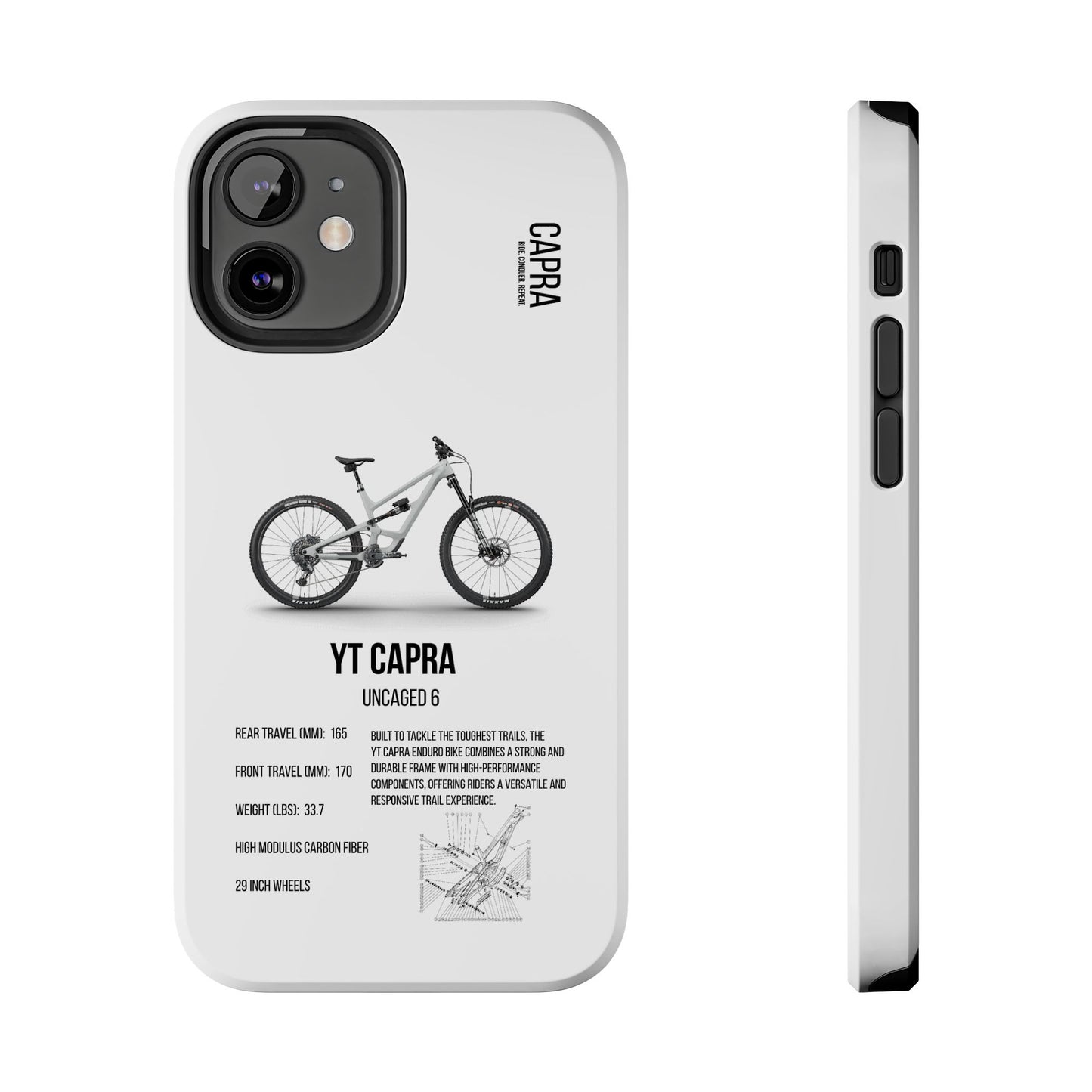 YT Industries Capra Uncaged 6 White W/ Rockshox