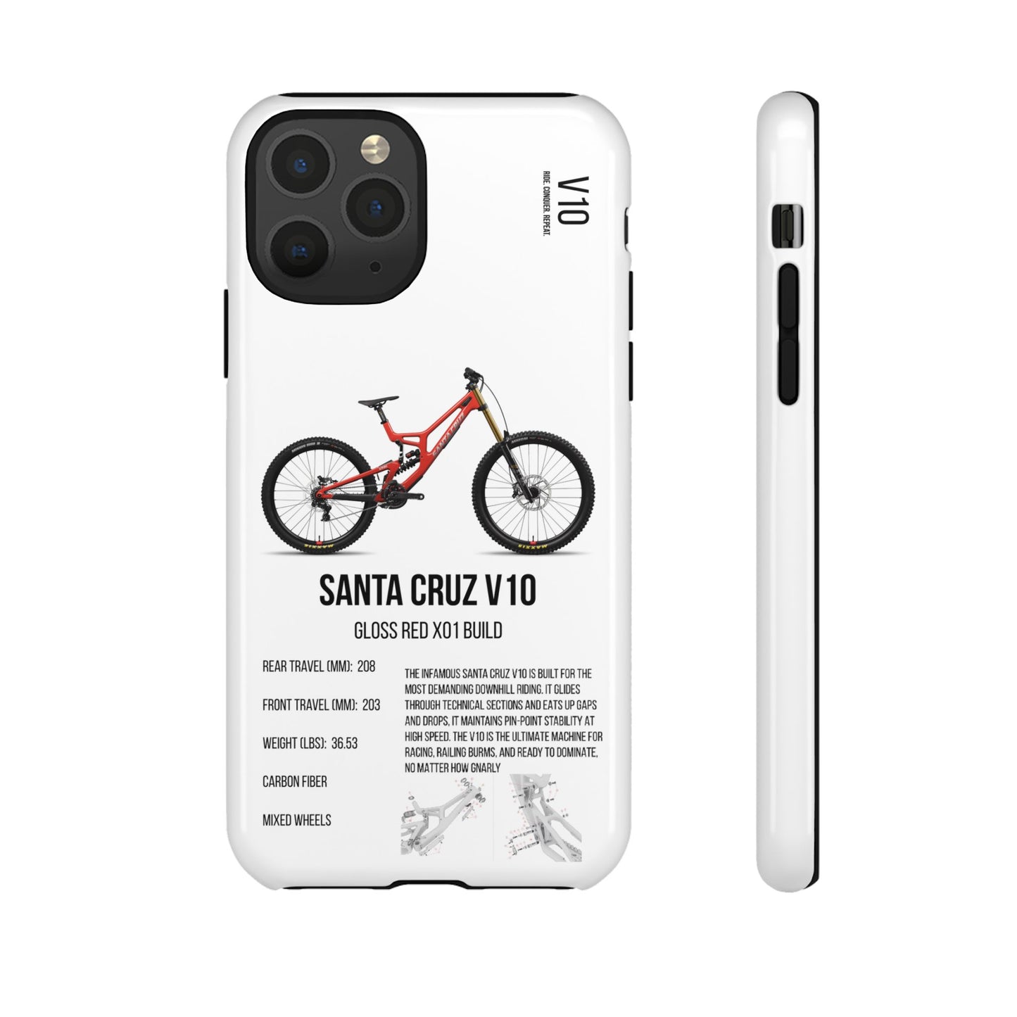 Santa Cruz V10 Gloss Red X01 Build