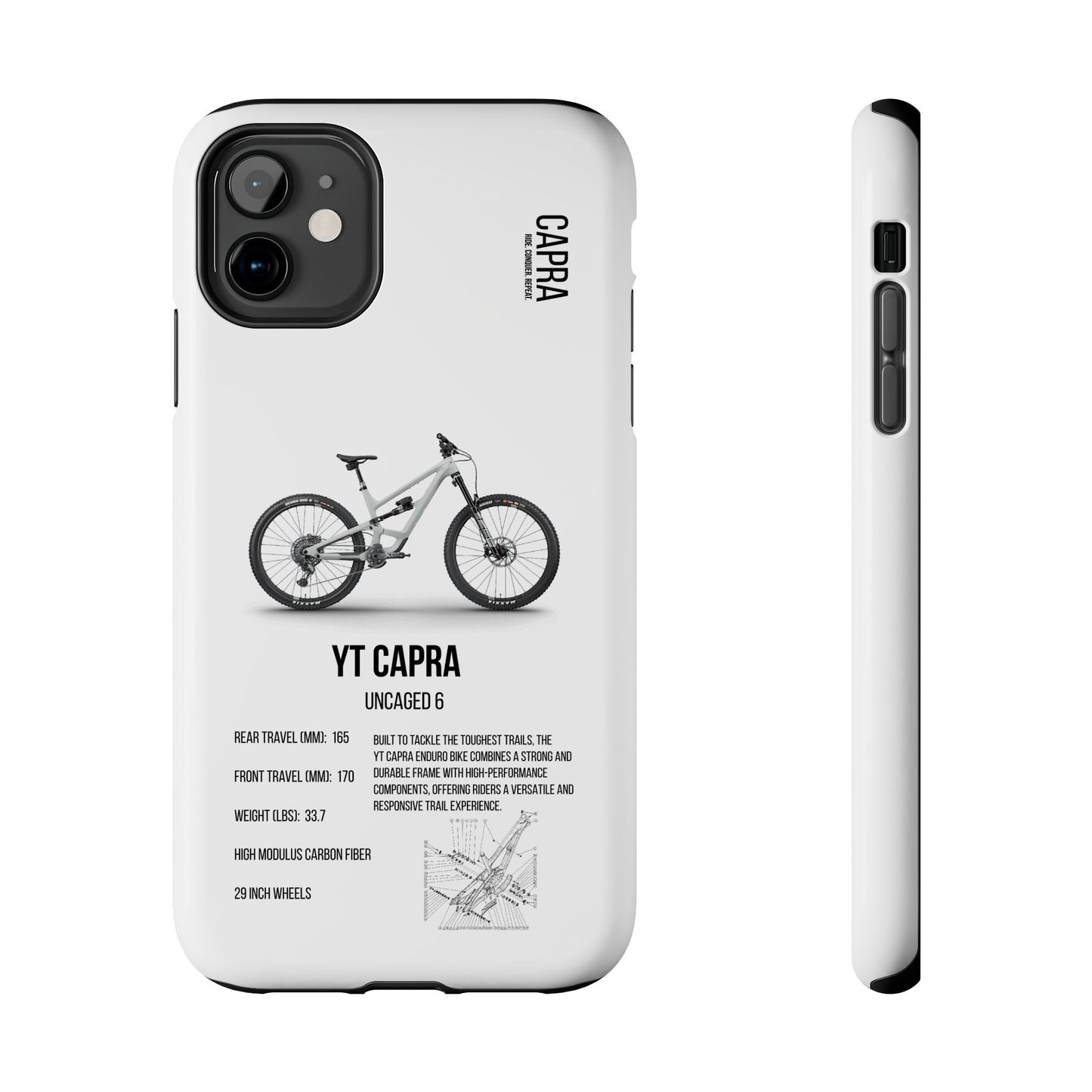 YT Industries Capra Uncaged 6 White W/ Rockshox