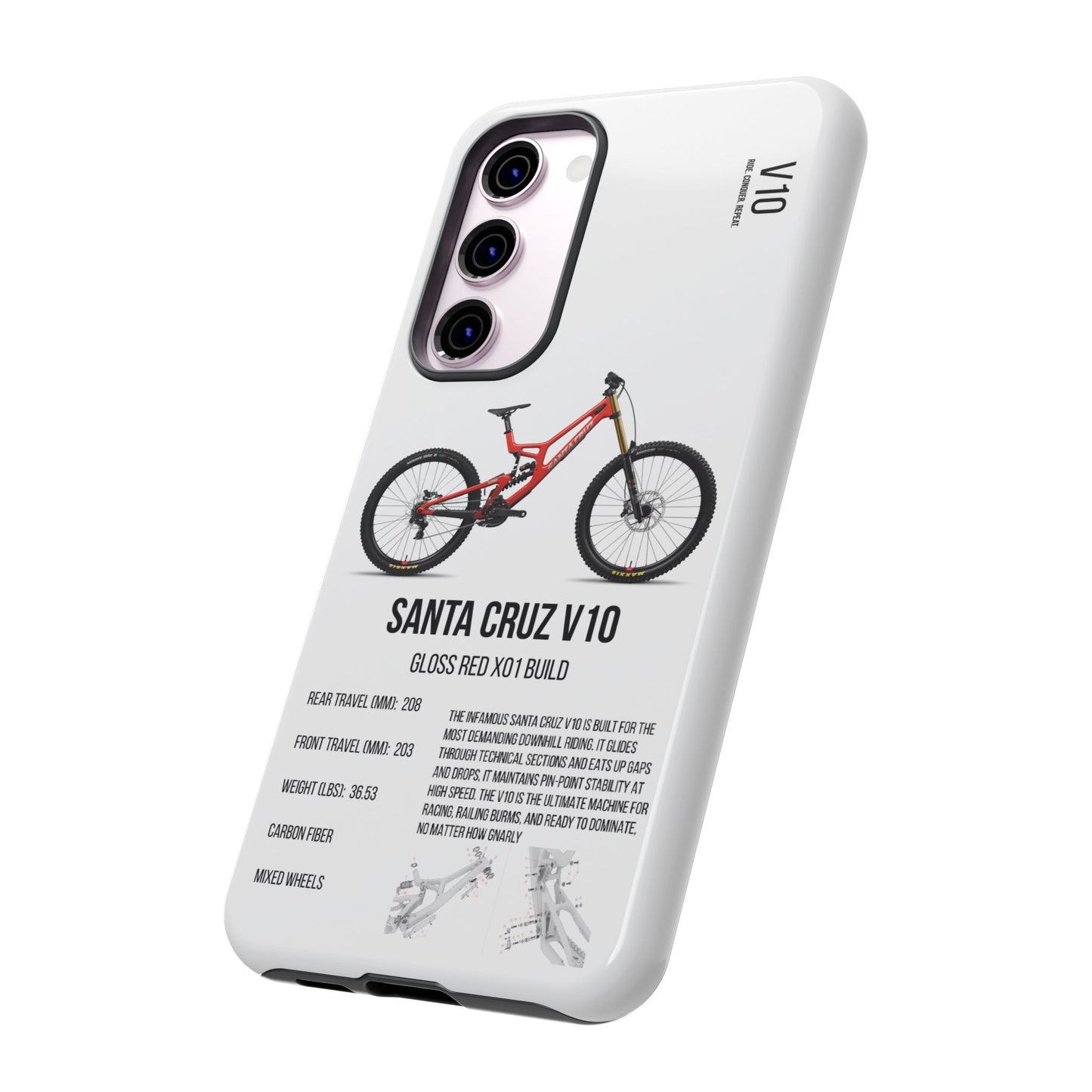 Santa Cruz V10 Gloss Red X01 Build