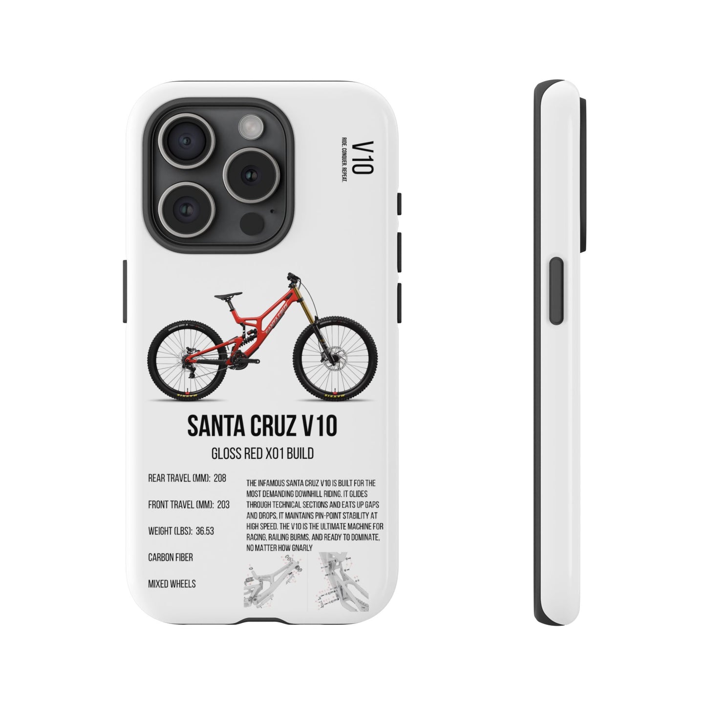 Santa Cruz V10 Gloss Red X01 Build