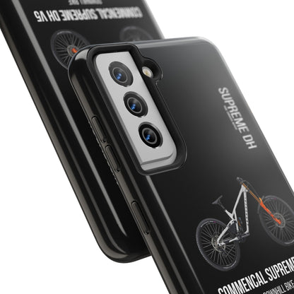 Black Backround Commencal Supreme DH V5 Signature