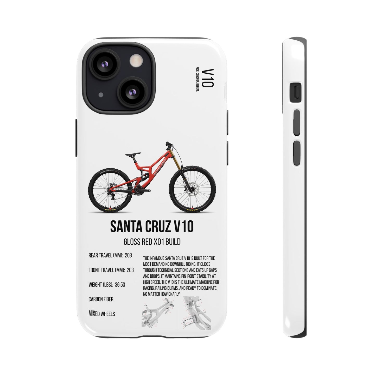 Santa Cruz V10 Gloss Red X01 Build