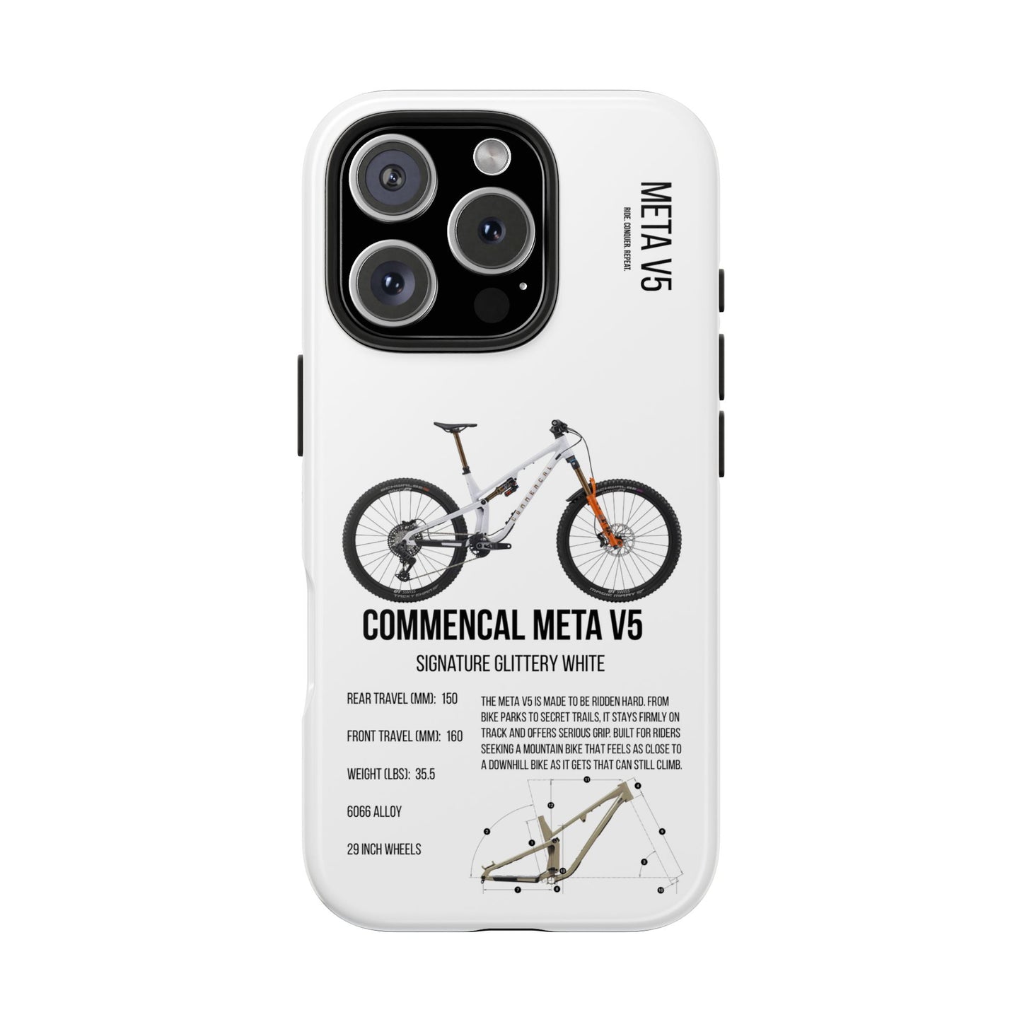 Commencal Meta V5 Signature Glittery White