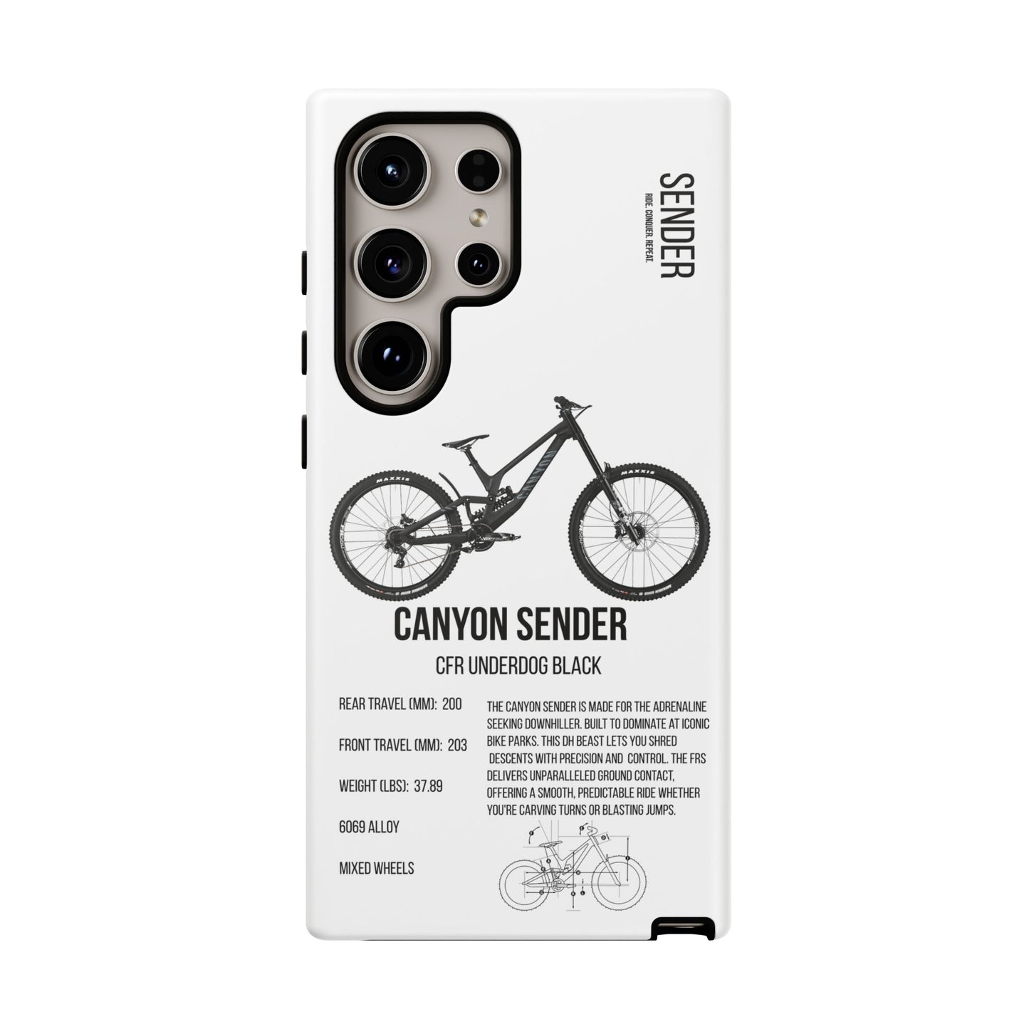 Canyon Sender CFR Underdog Black