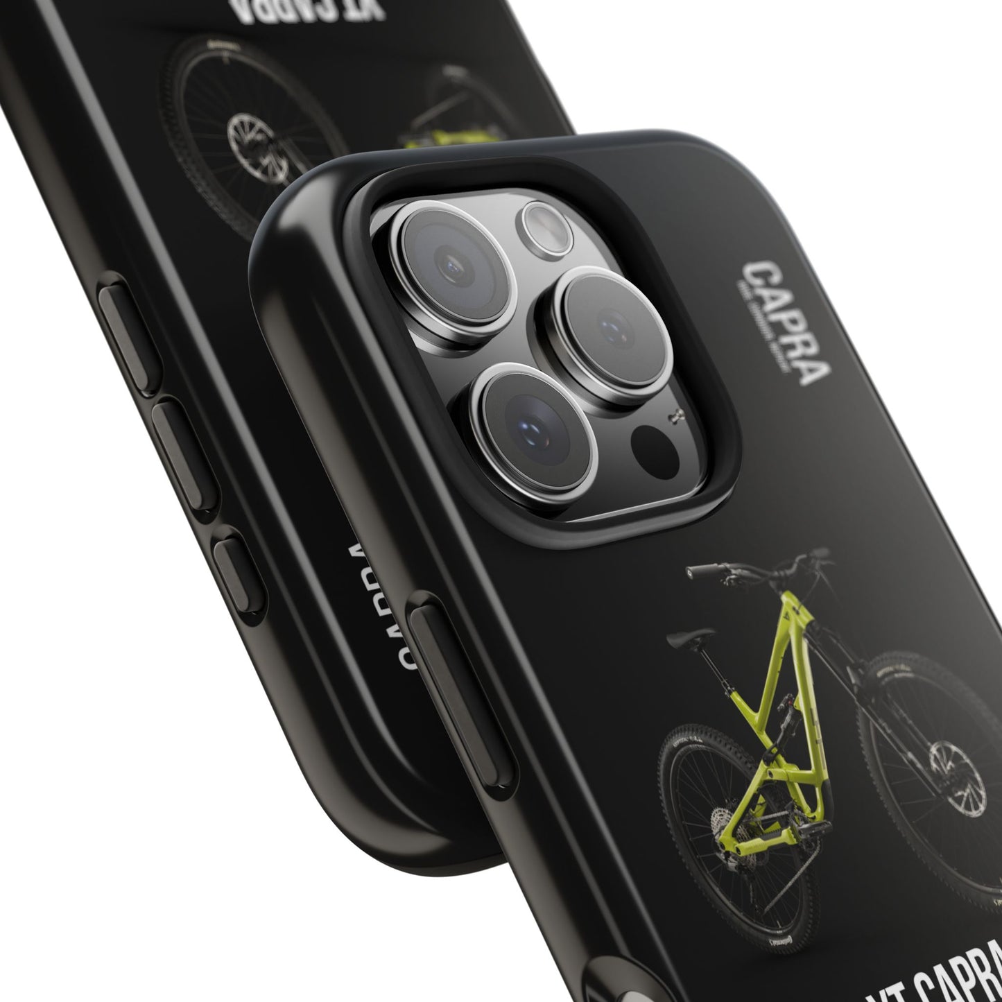 Black Backround YT Capra Core 1 Sludge Green
