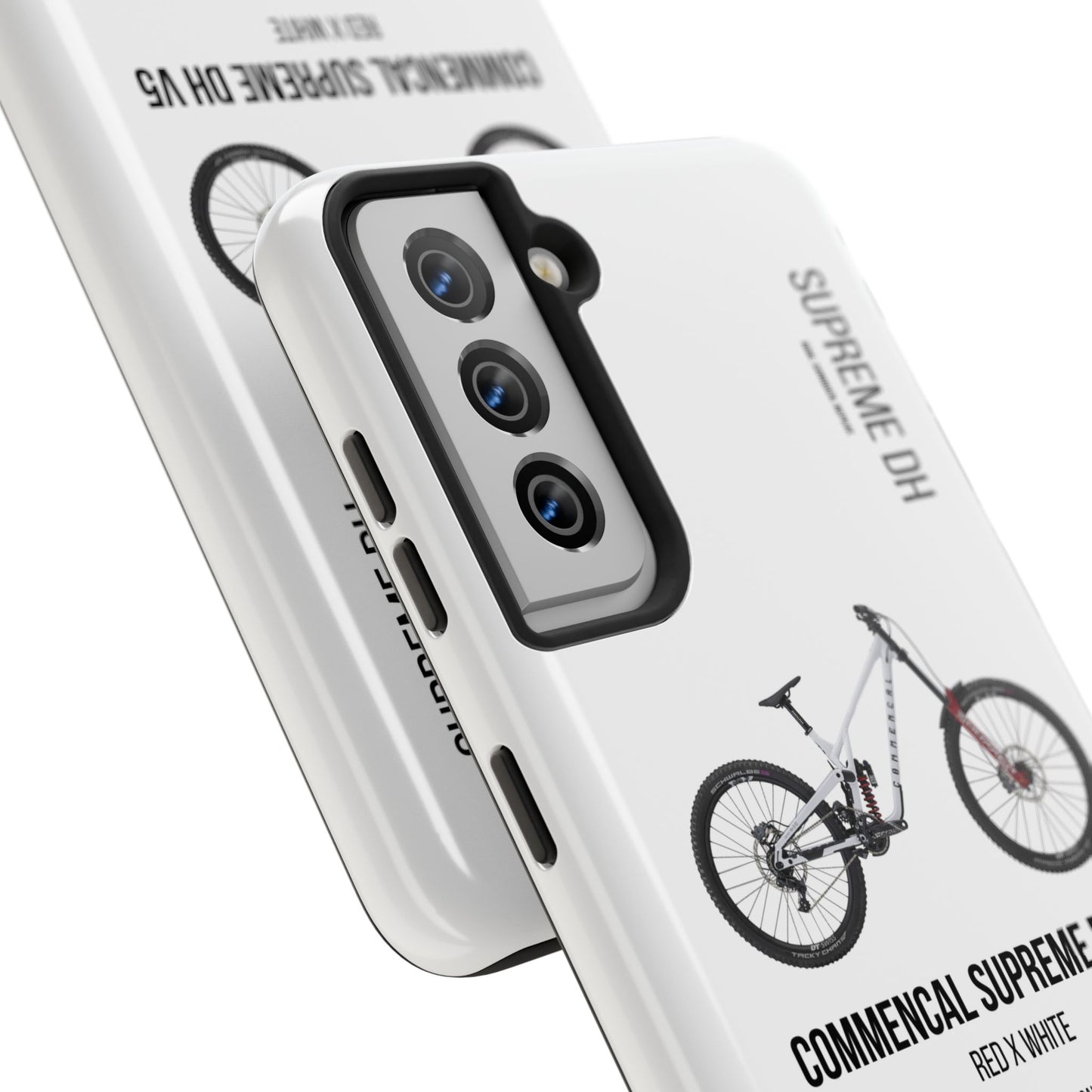 Commencal Supreme DH V5 Pure White Rockshox Red X White