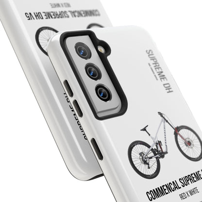 Commencal Supreme DH V5 Pure White Rockshox Red X White