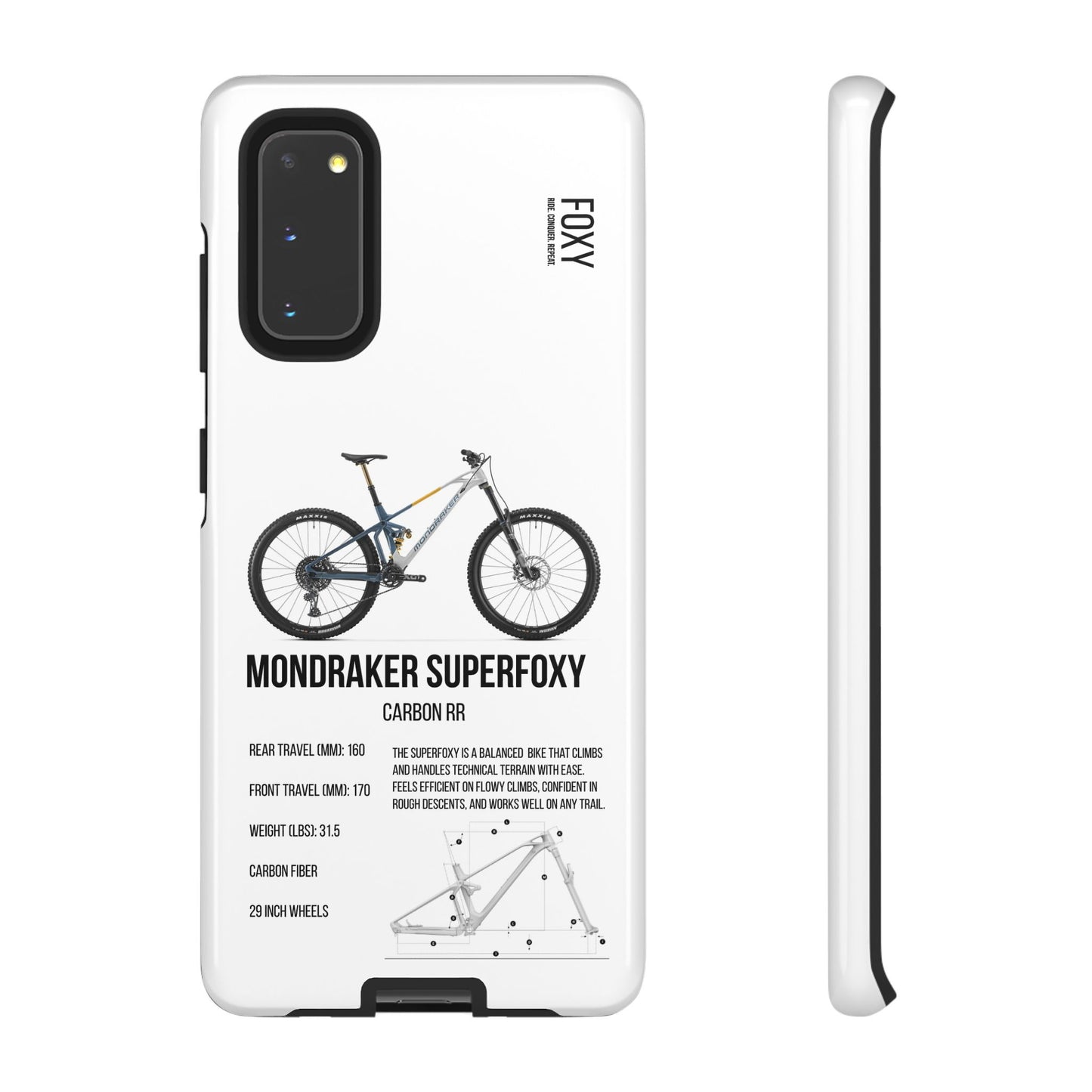 Mondraker Superfoxy Carbon RR White