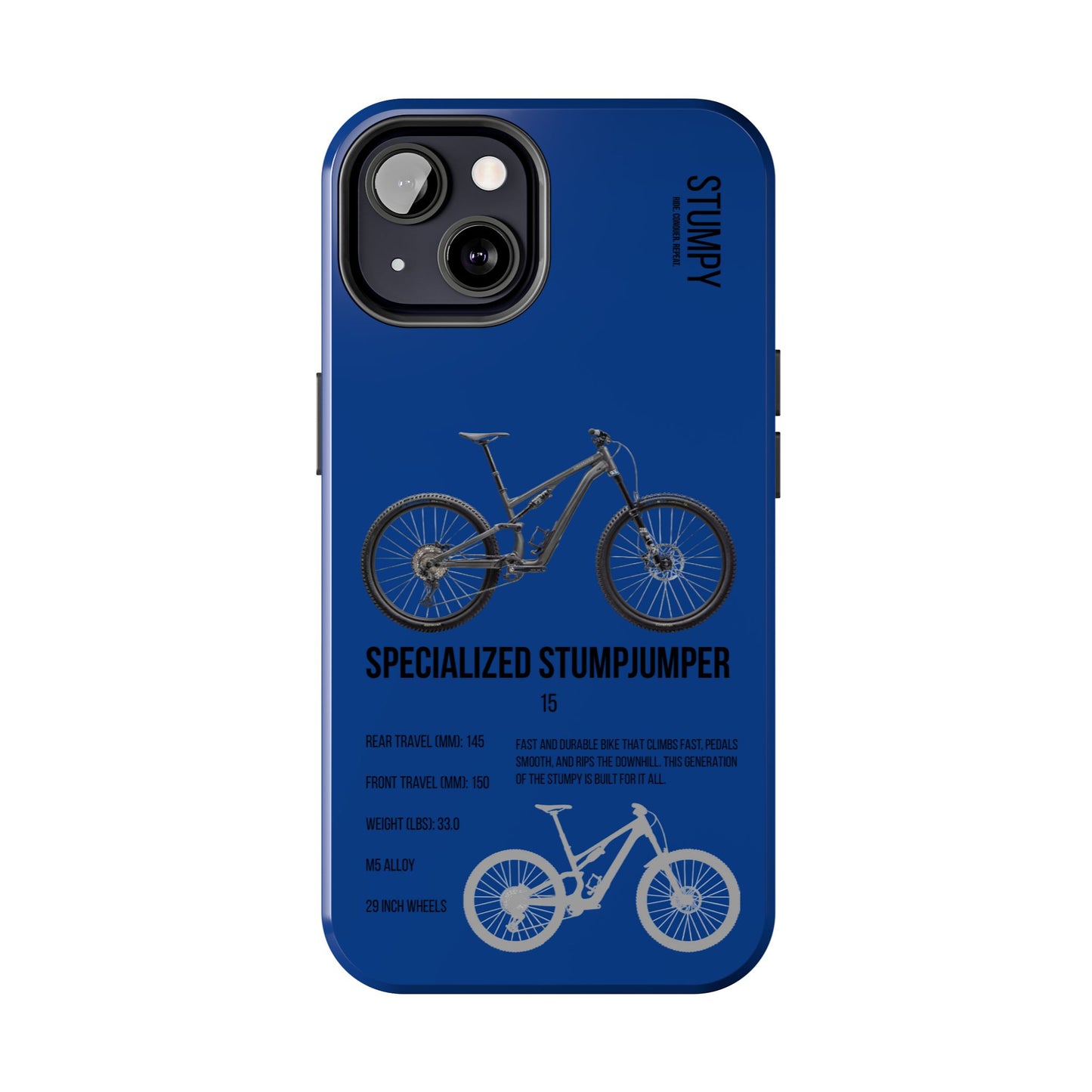 Blue Background Specialized Stumpjumper 15 Grey