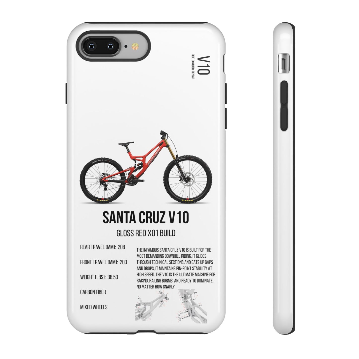 Santa Cruz V10 Gloss Red X01 Build