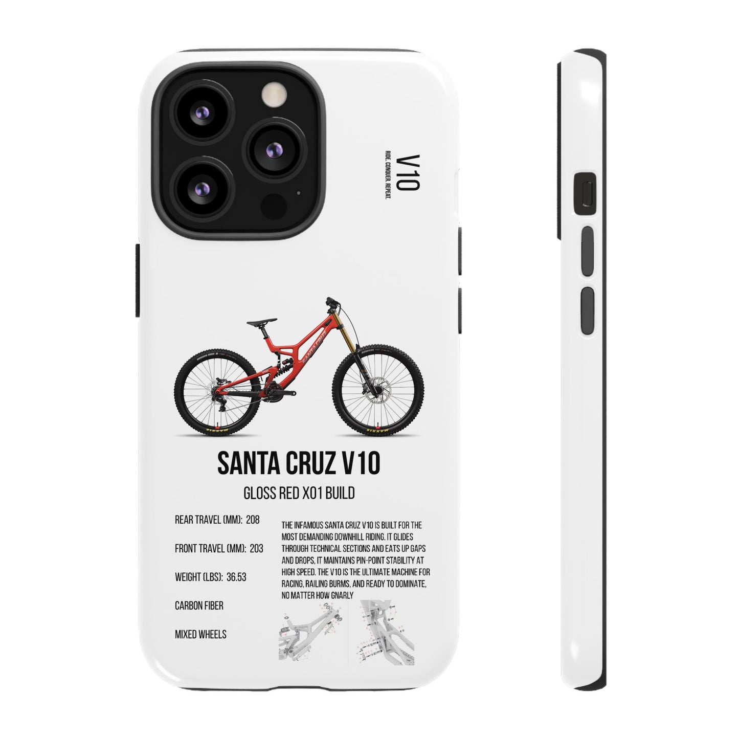 Santa Cruz V10 Gloss Red X01 Build