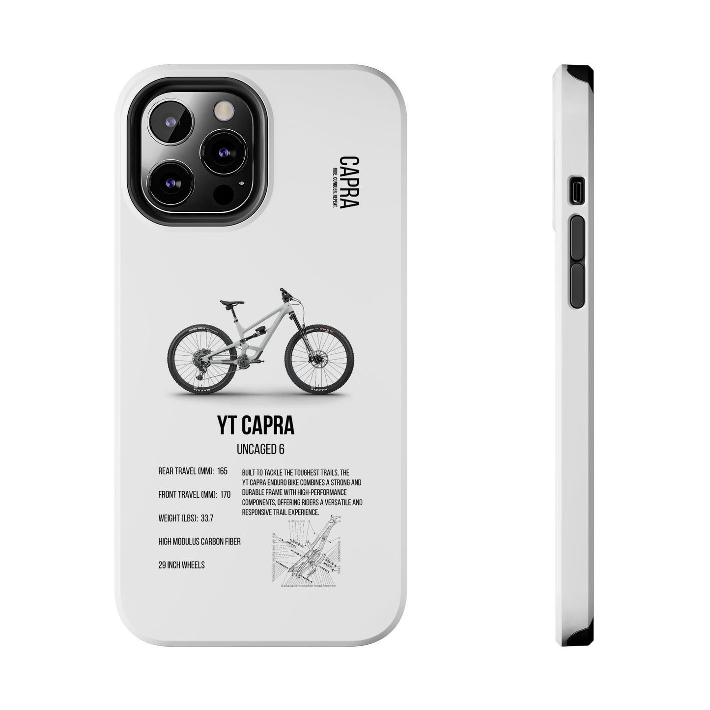 YT Industries Capra Uncaged 6 White W/ Rockshox