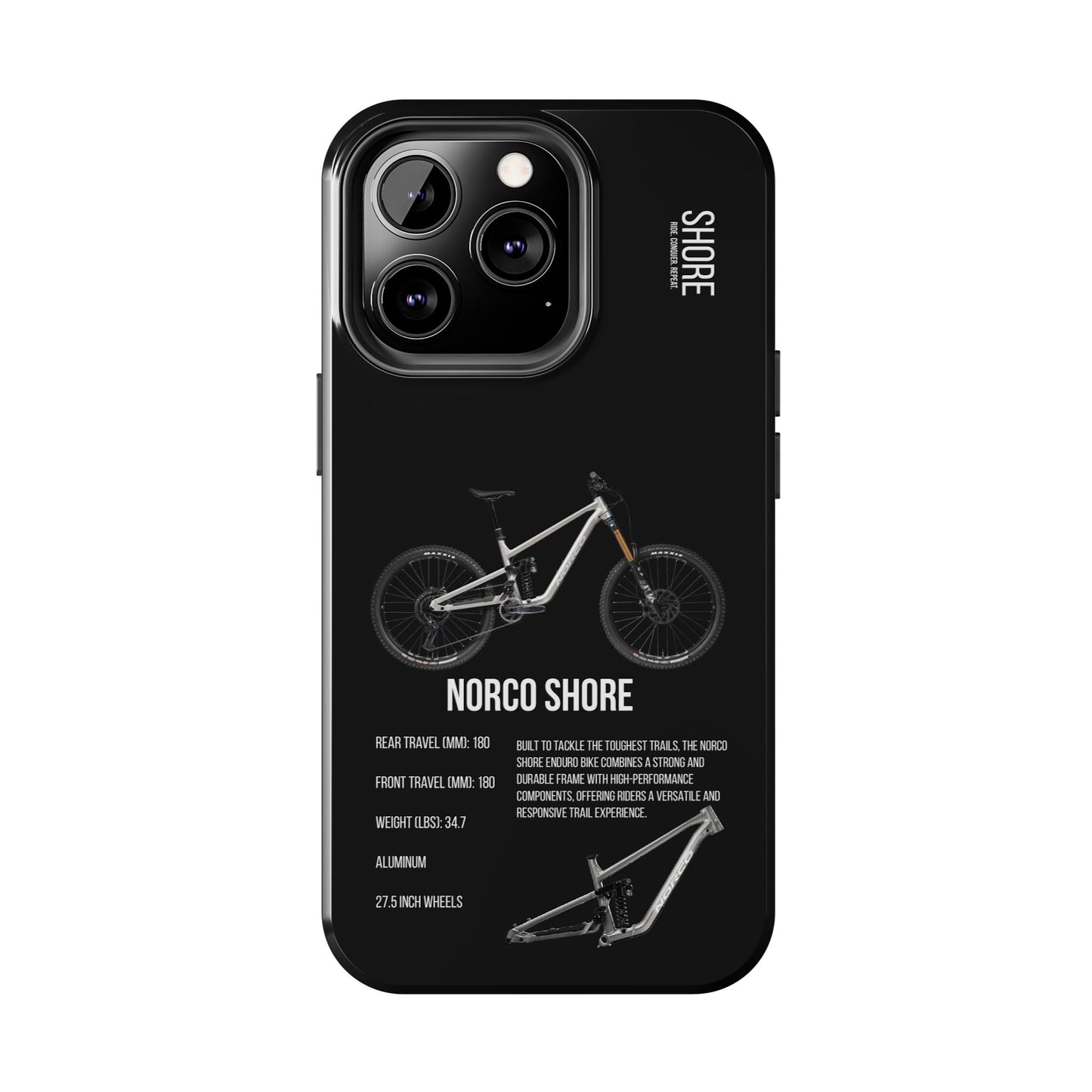 Black Background Norco Shore 2023