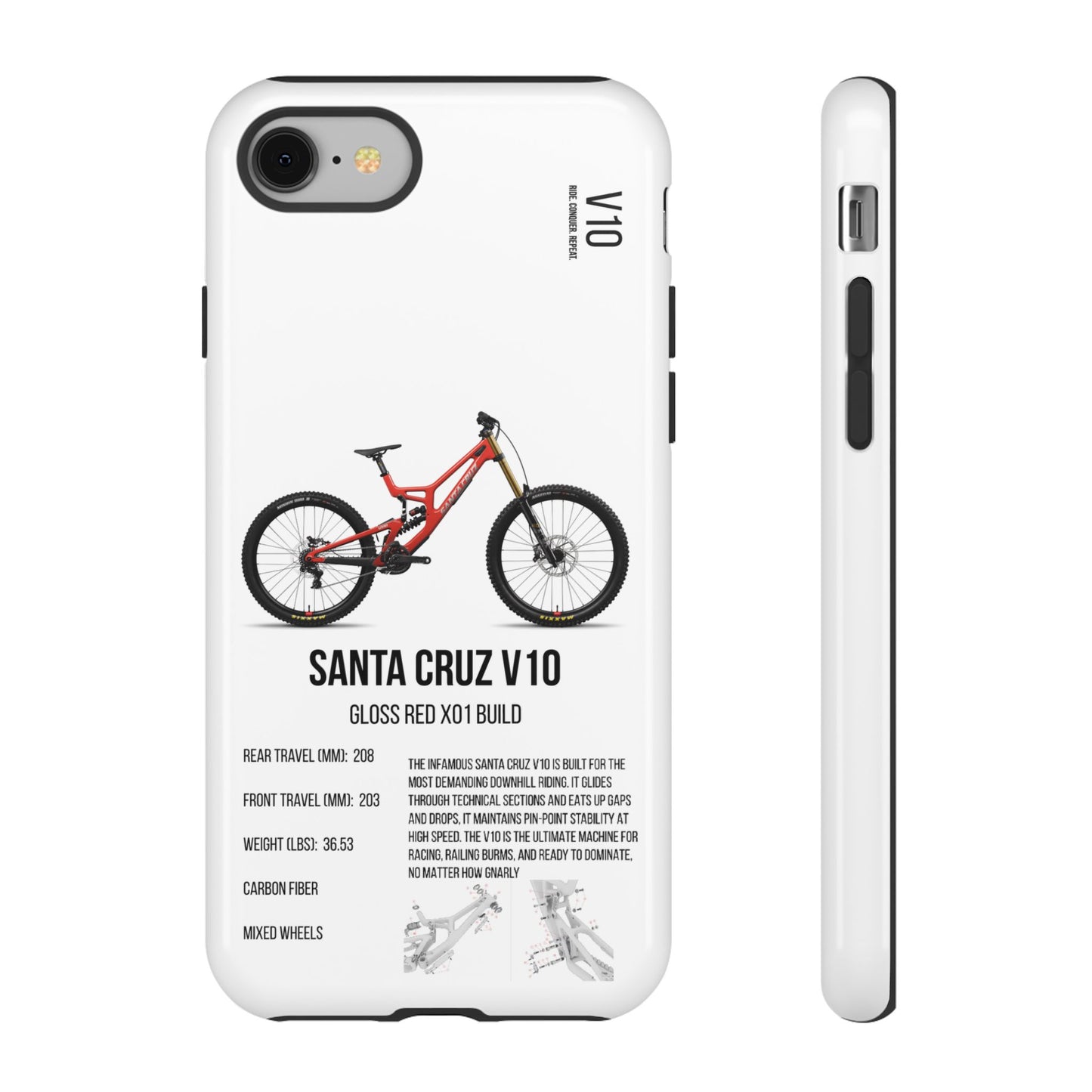 Santa Cruz V10 Gloss Red X01 Build
