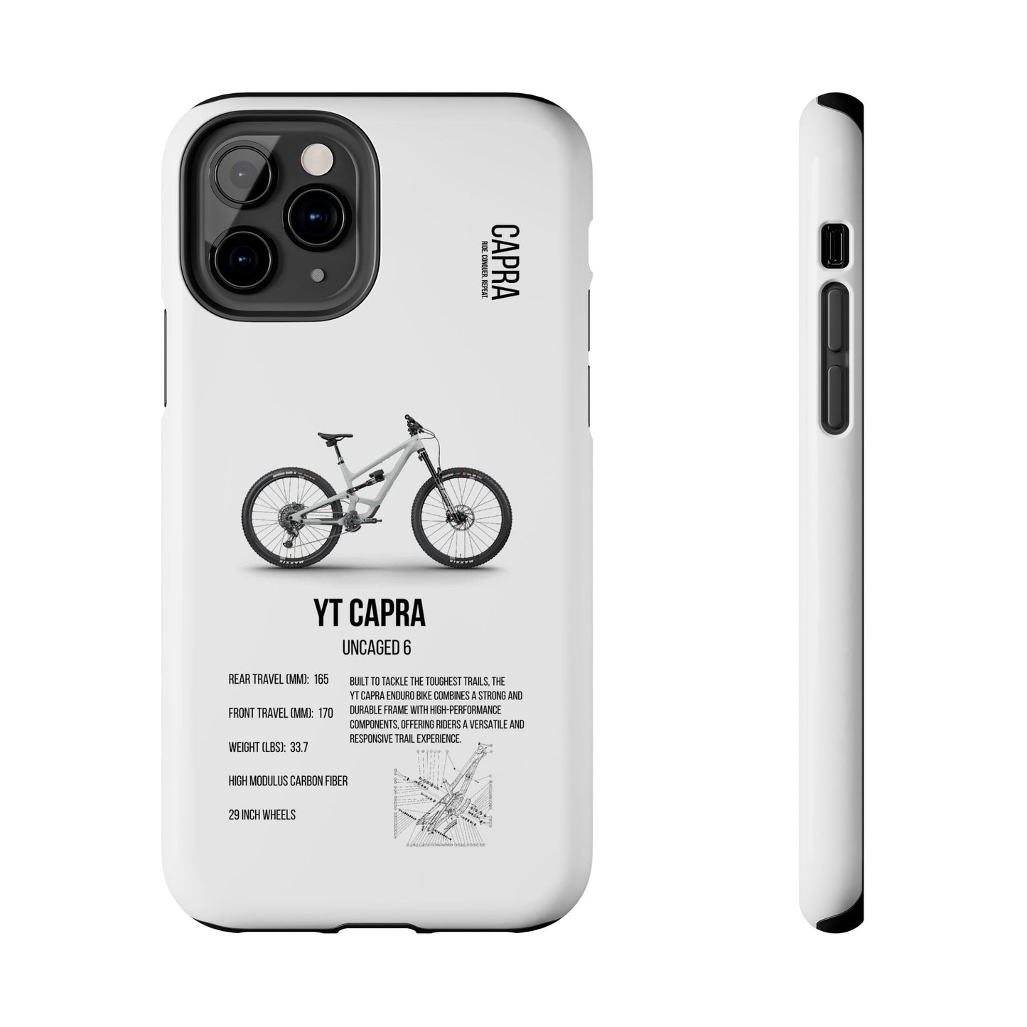 YT Industries Capra Uncaged 6 White W/ Rockshox
