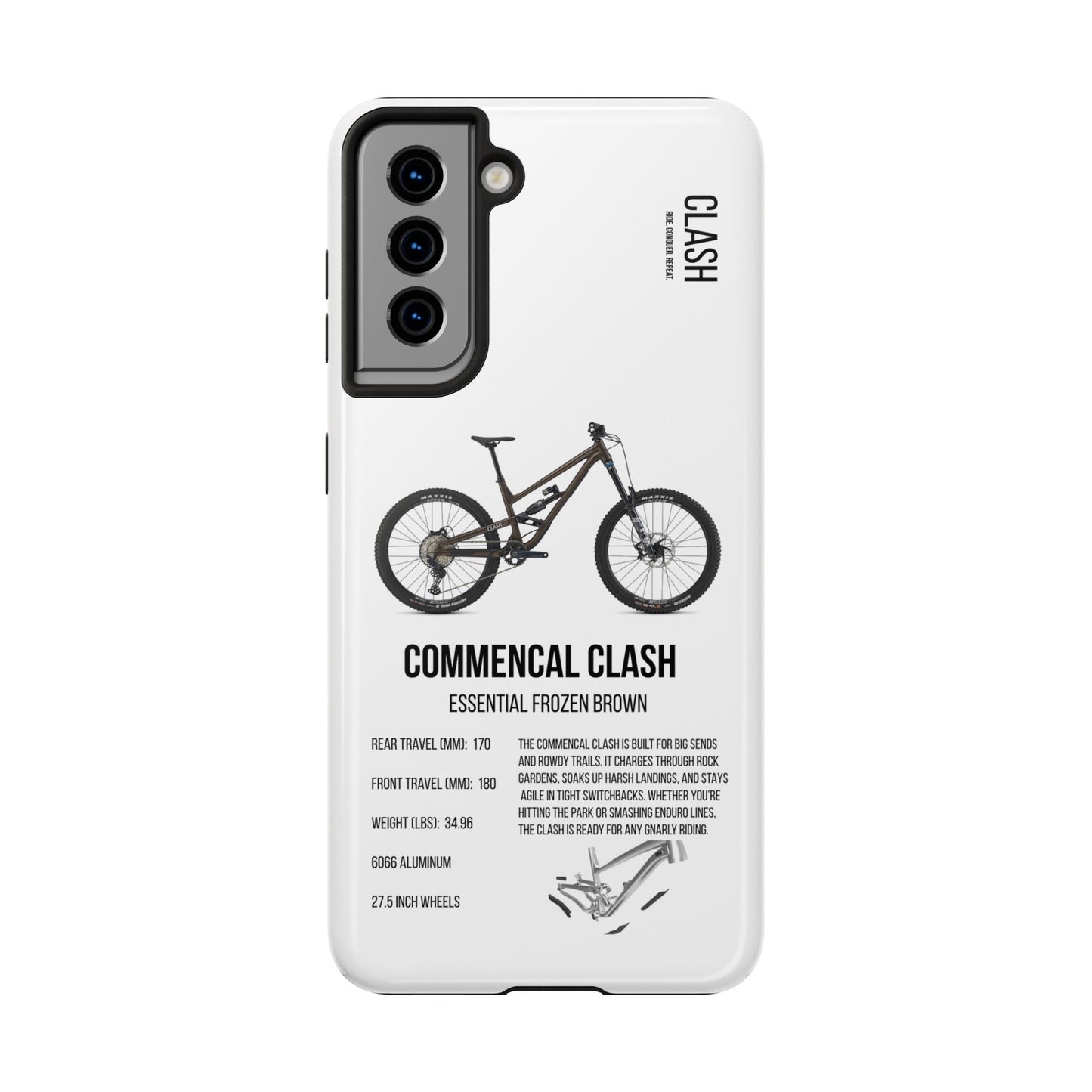 Commencal Clash Essential Frozen Brown - Apexsend Co