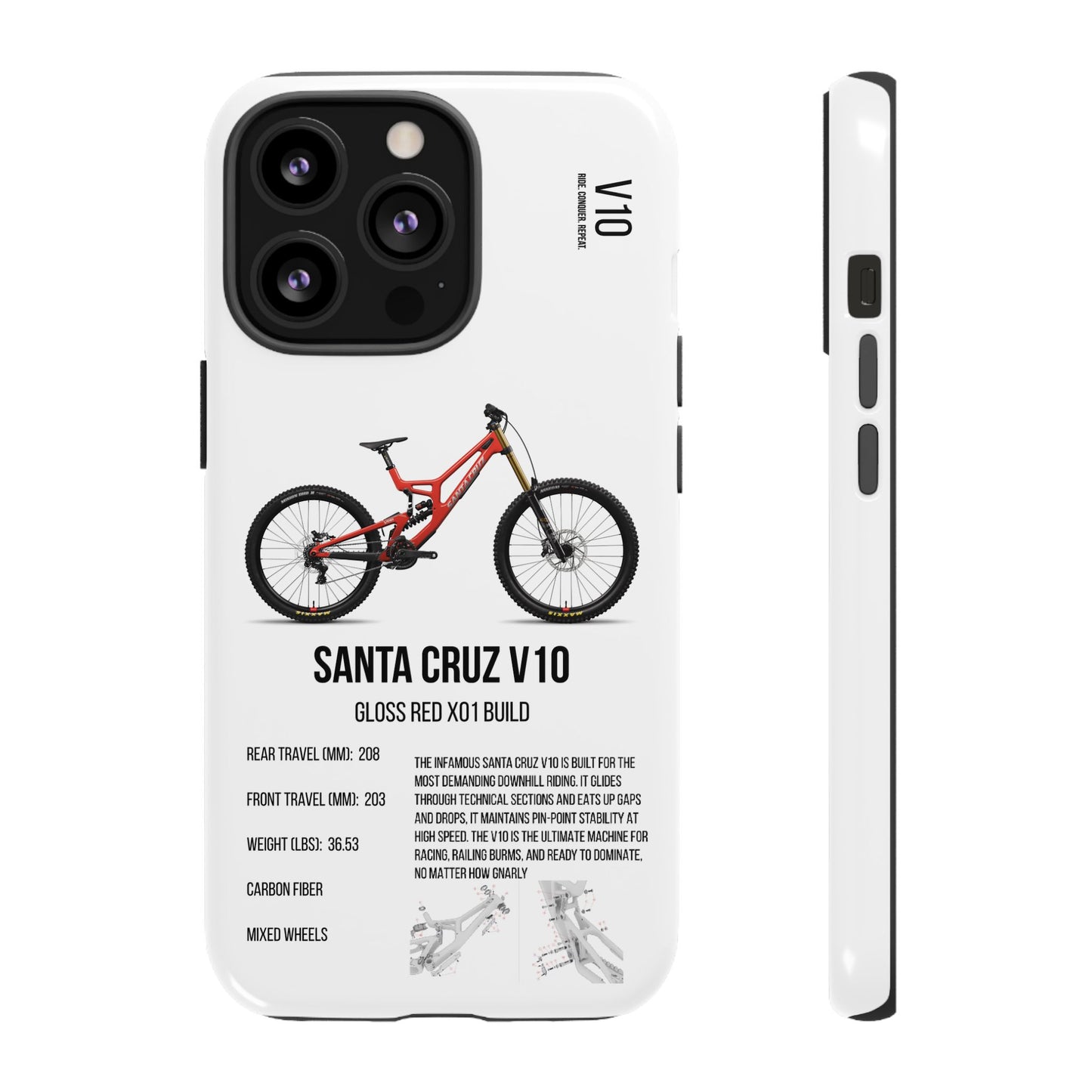 Santa Cruz V10 Gloss Red X01 Build