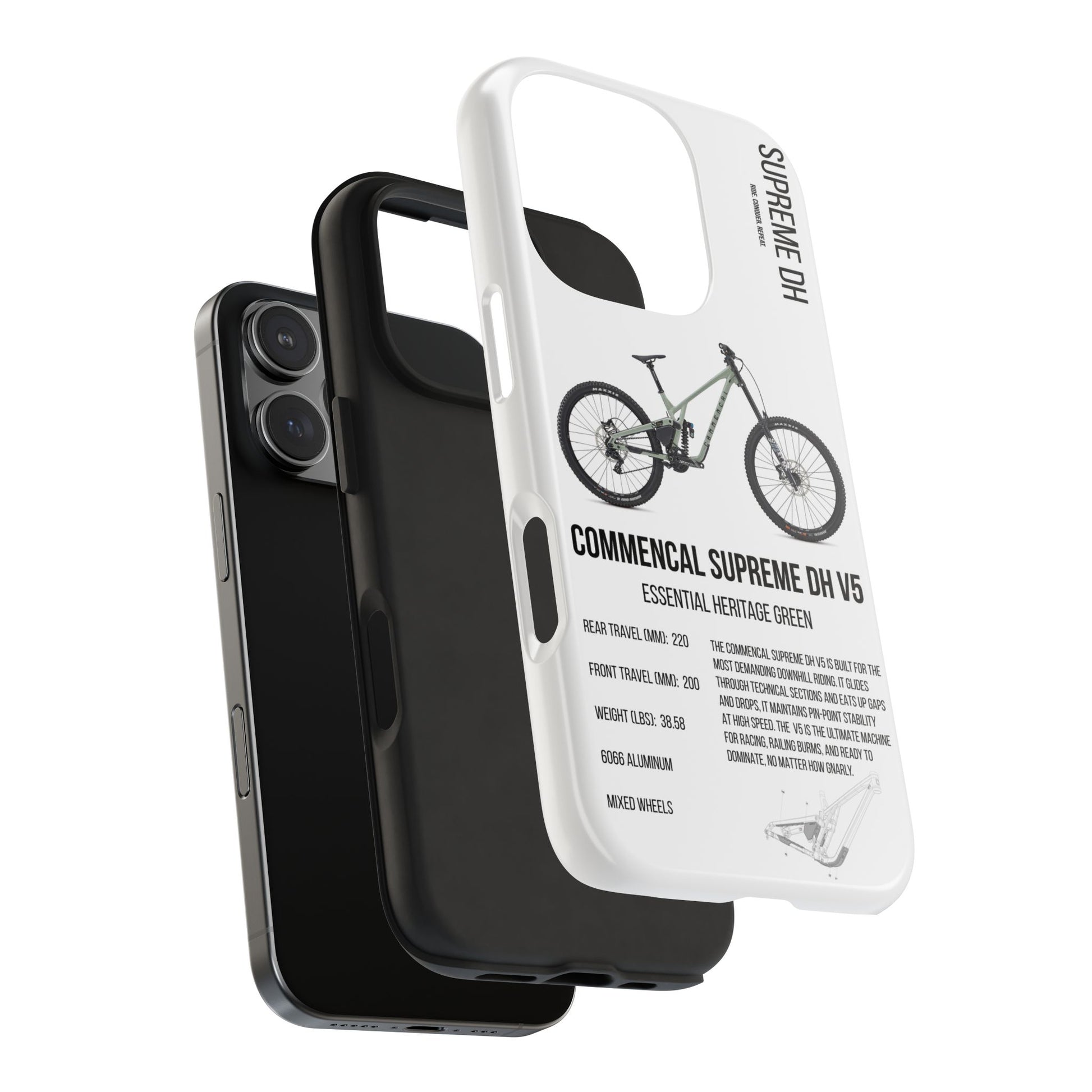 Commencal Supreme DH V5 Essential Heritage Green - Apexsend Co
