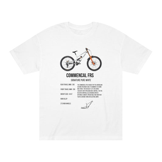 T Shirt - Commencal FRS Signature Pure White