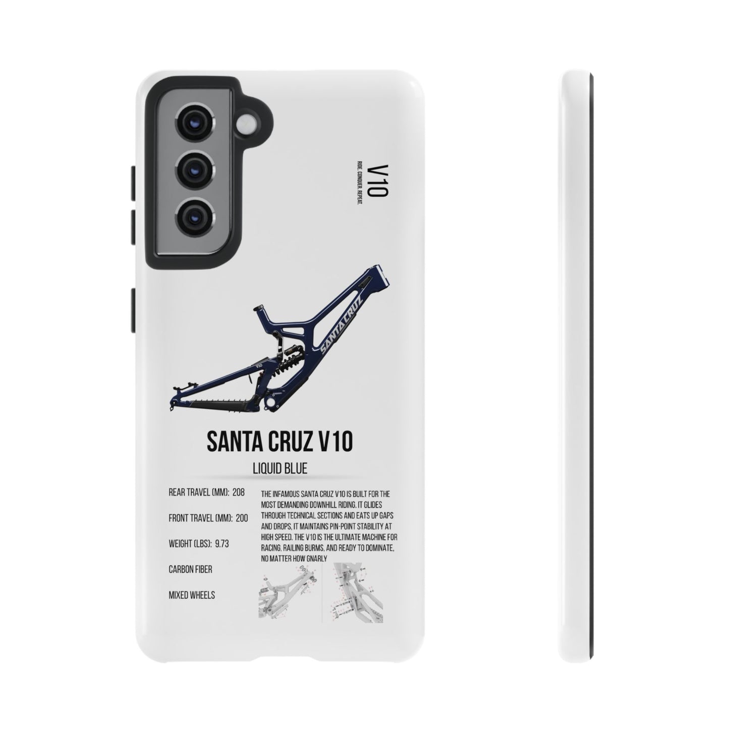 Santa Cruz V10 Liquid Blue Frame