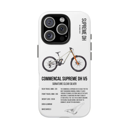 Commencal Supreme DH V5 Signature Clear Silver - Apexsend Co