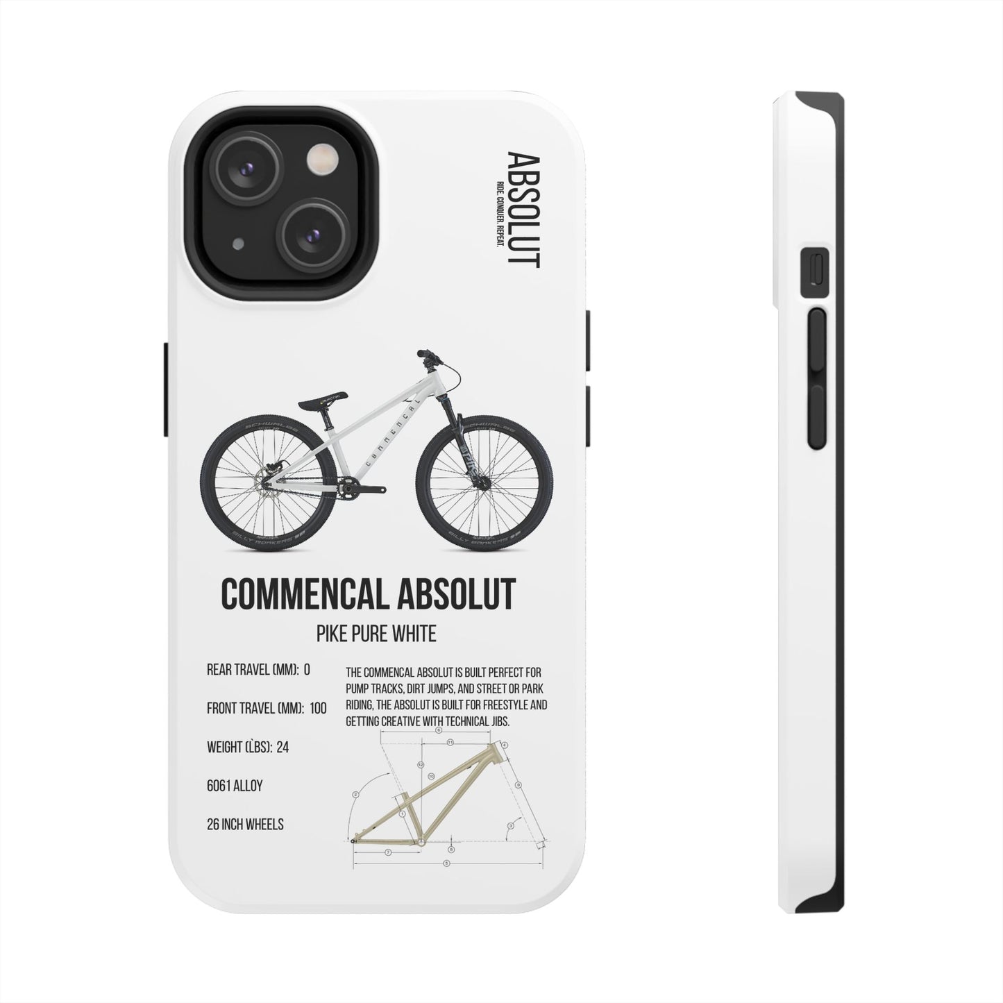 Commencal Absolut Pike Black Pure White 2025