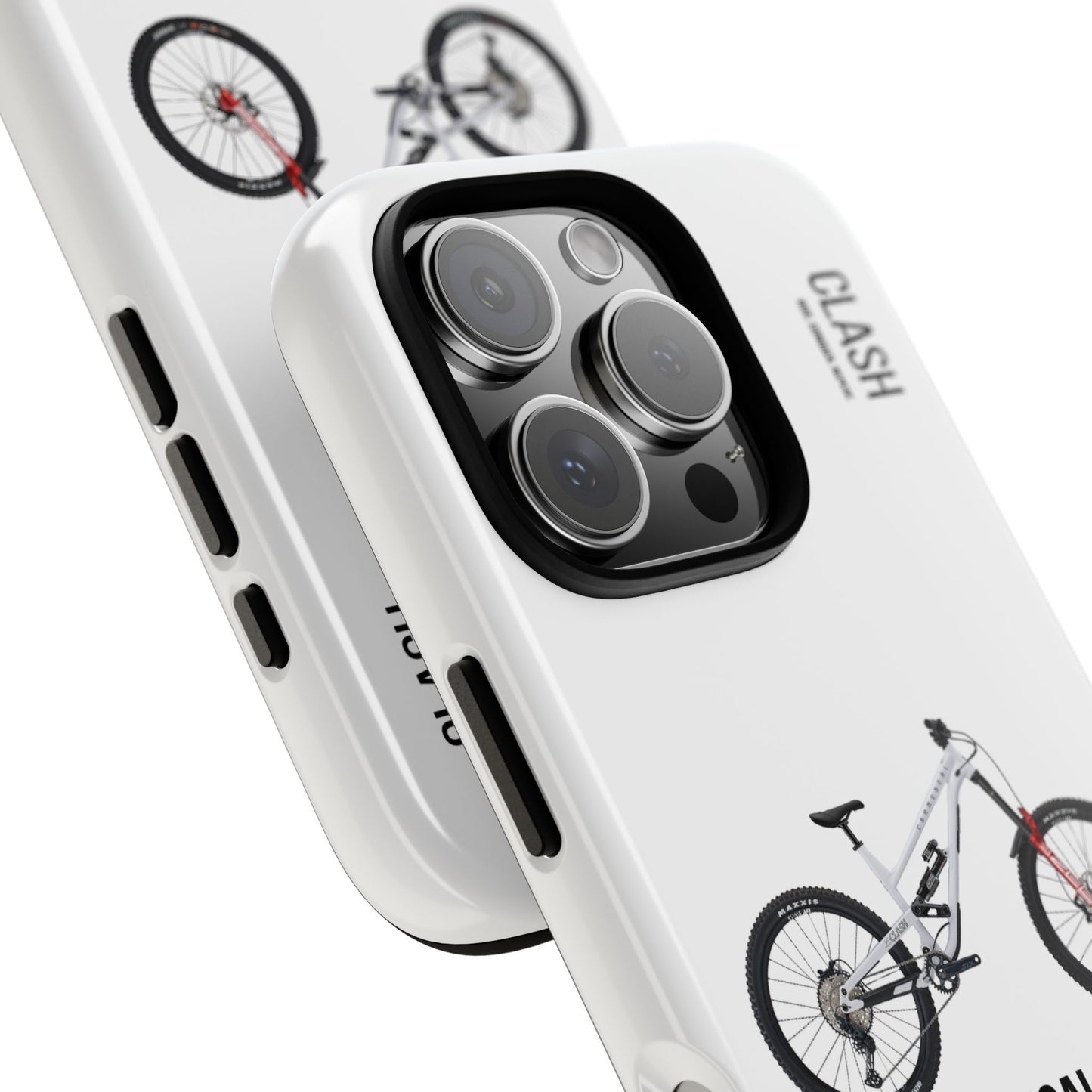 CUSTOM Commencal Clash White Frame Red Rockshox Zeb Fork