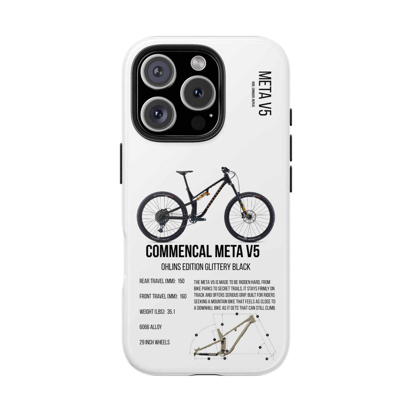 Commencal Meta V5 Ohlins Edition Glittery Black