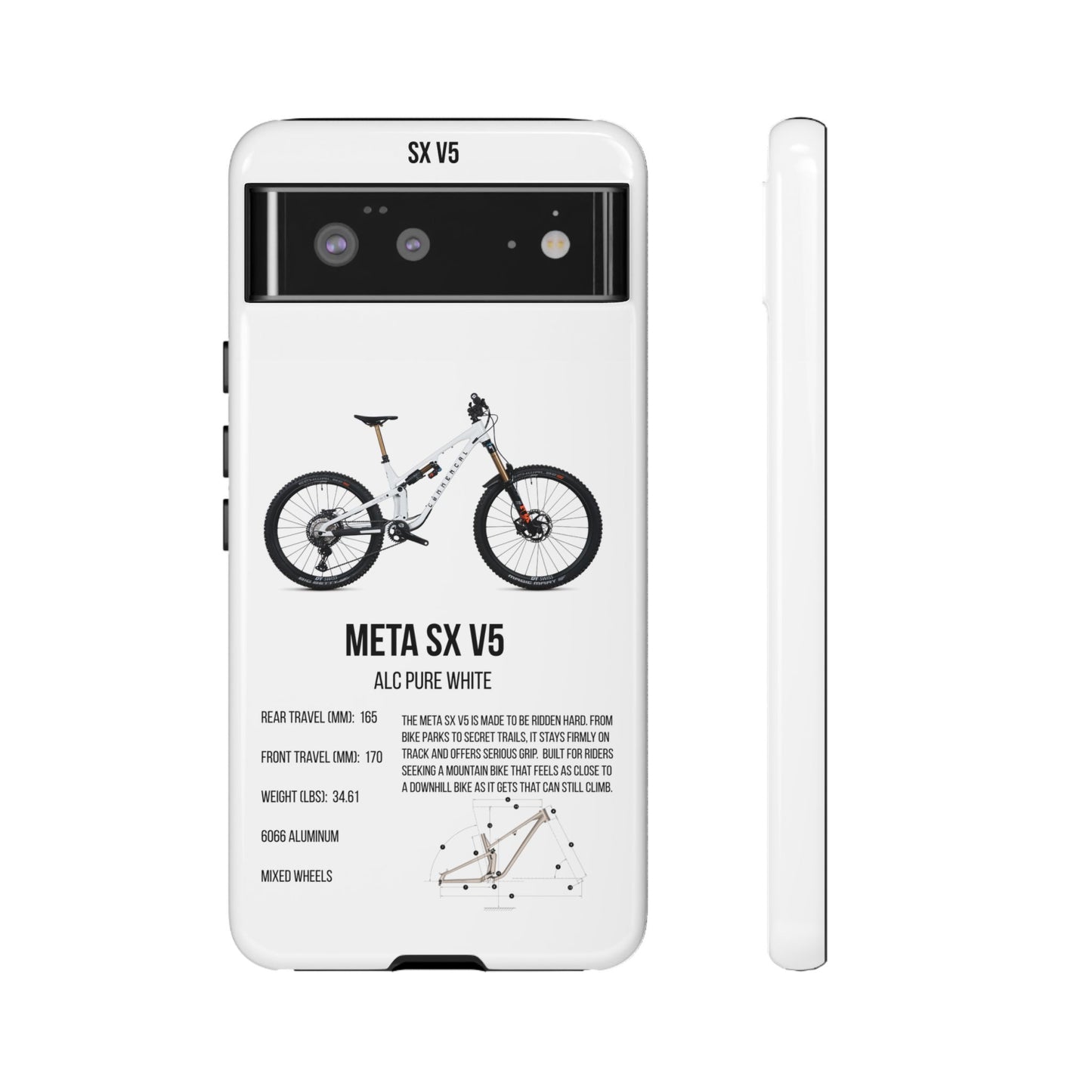 CUSTOM Commencal Meta SX V5 Alc Pure White