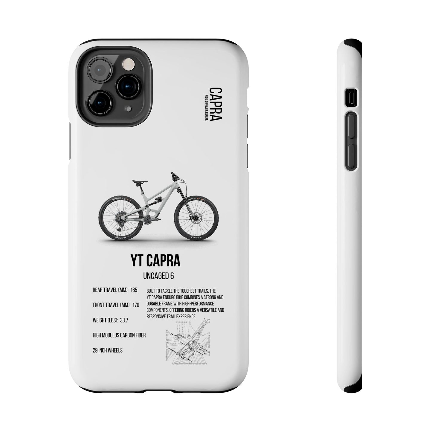 YT Industries Capra Uncaged 6 White W/ Rockshox