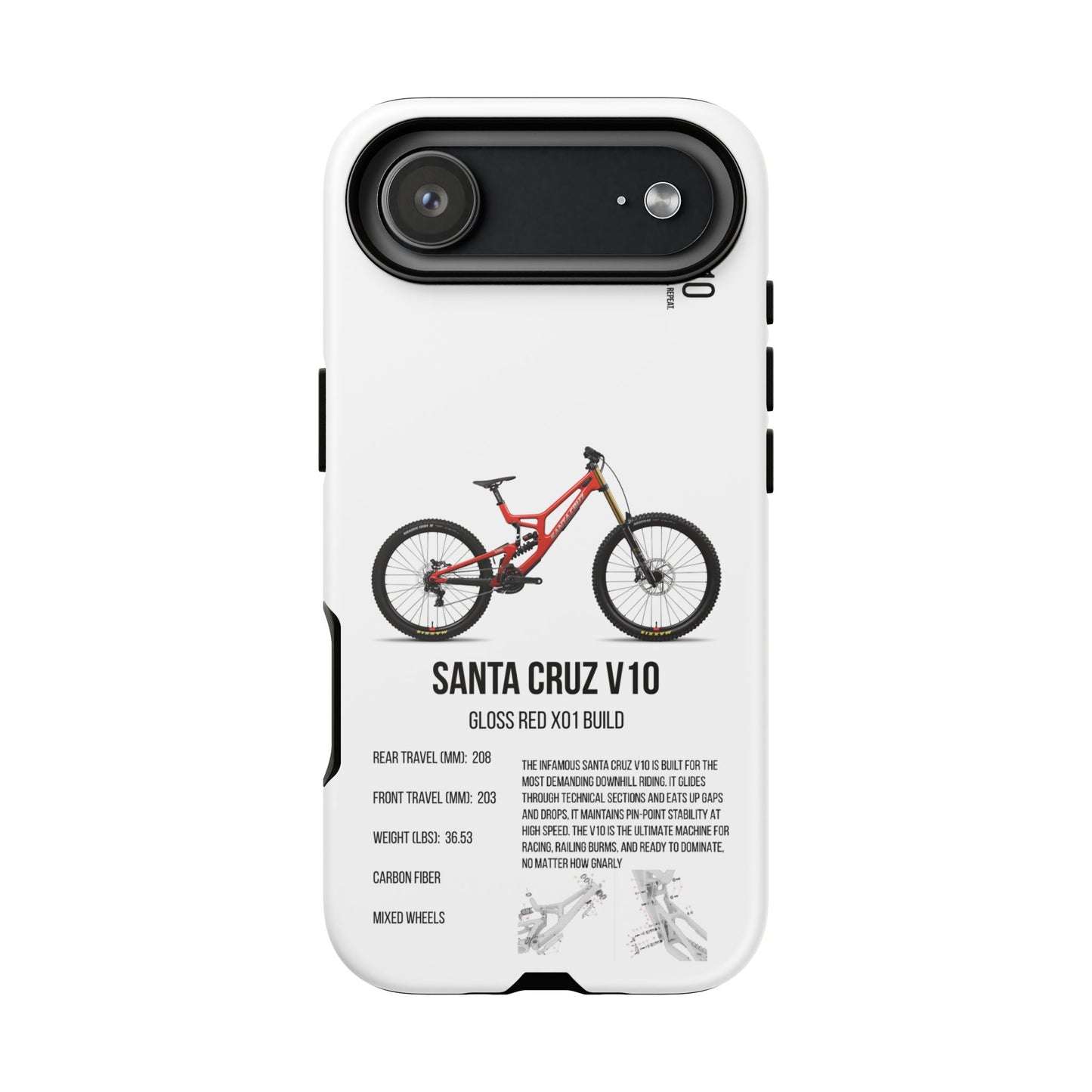 Santa Cruz V10 Gloss Red X01 Build